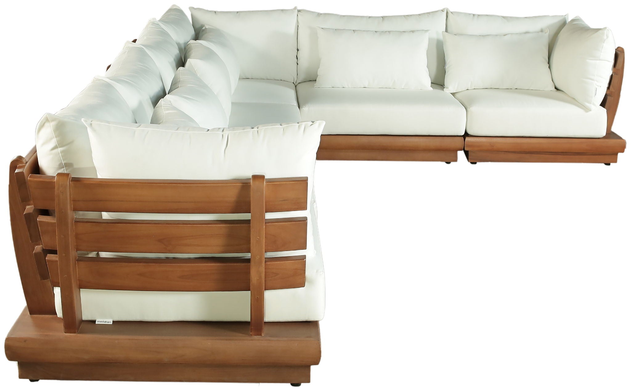 Mirella - 6 Piece Water Resistant Fabric Upholstered Outdoor Patio Modular Sectional - Urban Living Furniture (Los Angeles, CA)