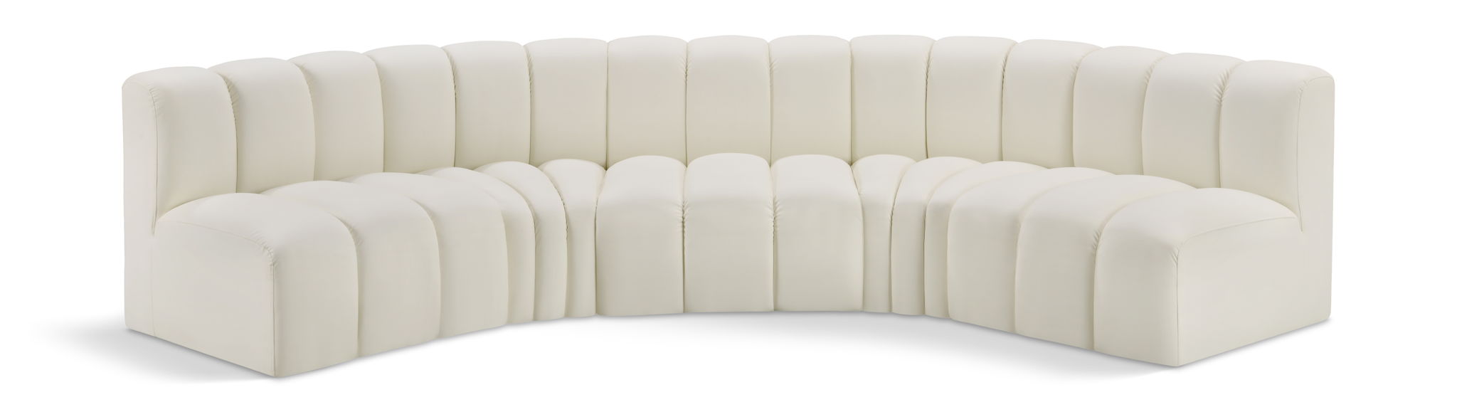 Arc - Faux Leather 5 Piece U-Shaped Modular Sofa - Urban Living Furniture (Los Angeles, CA)