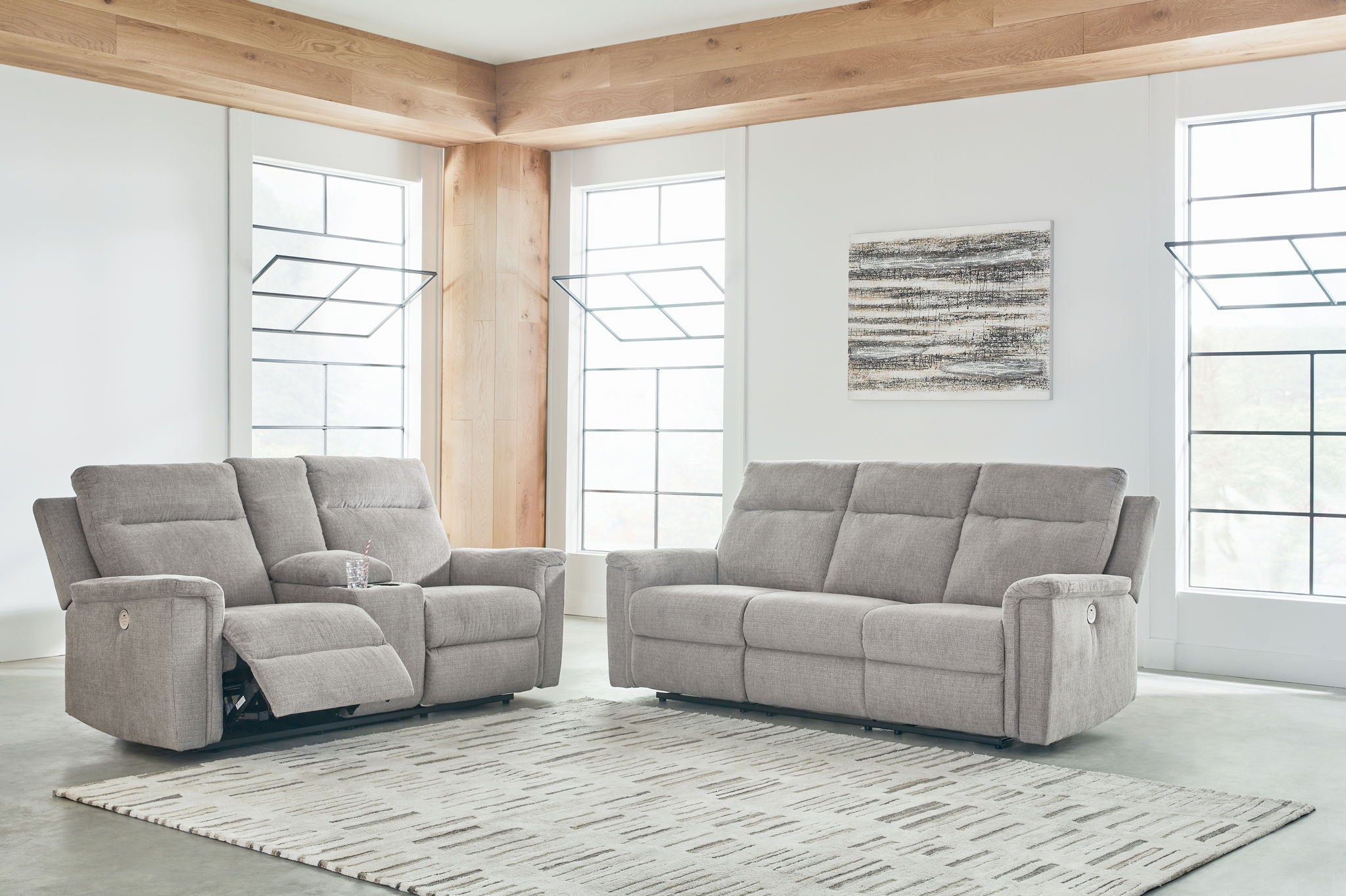 Barnsana - Reclining Living Room Set - Urban Living Furniture (Los Angeles, CA)