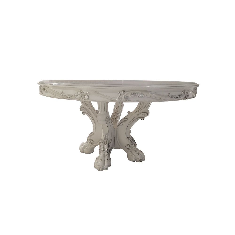 Dresden - Round Dining Table - Bone White - Urban Living Furniture (Los Angeles, CA)