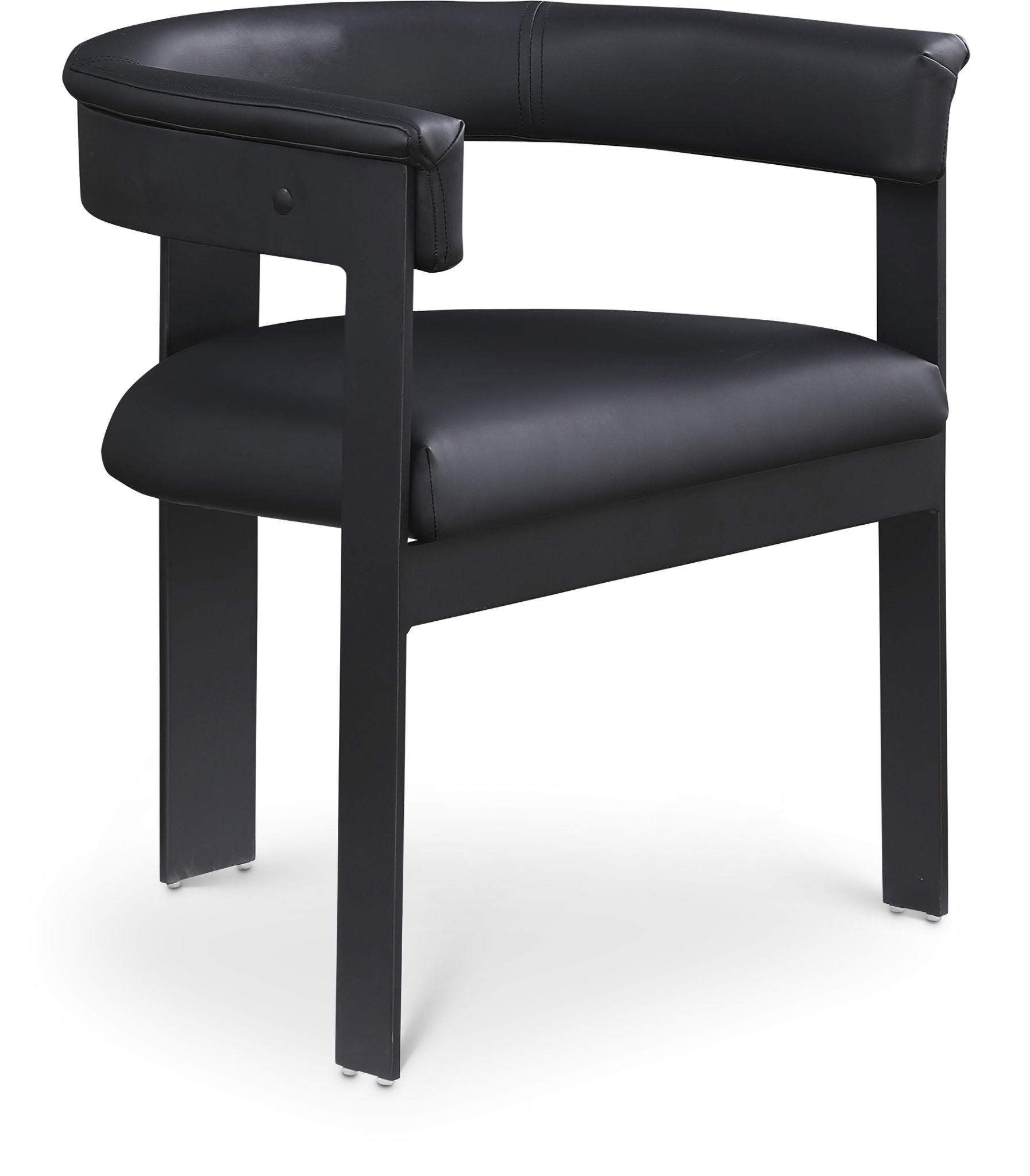 Romeo - Faux Leather Dining Chair With Black Base (Set of 2) - Urban Living Furniture (Los Angeles, CA)