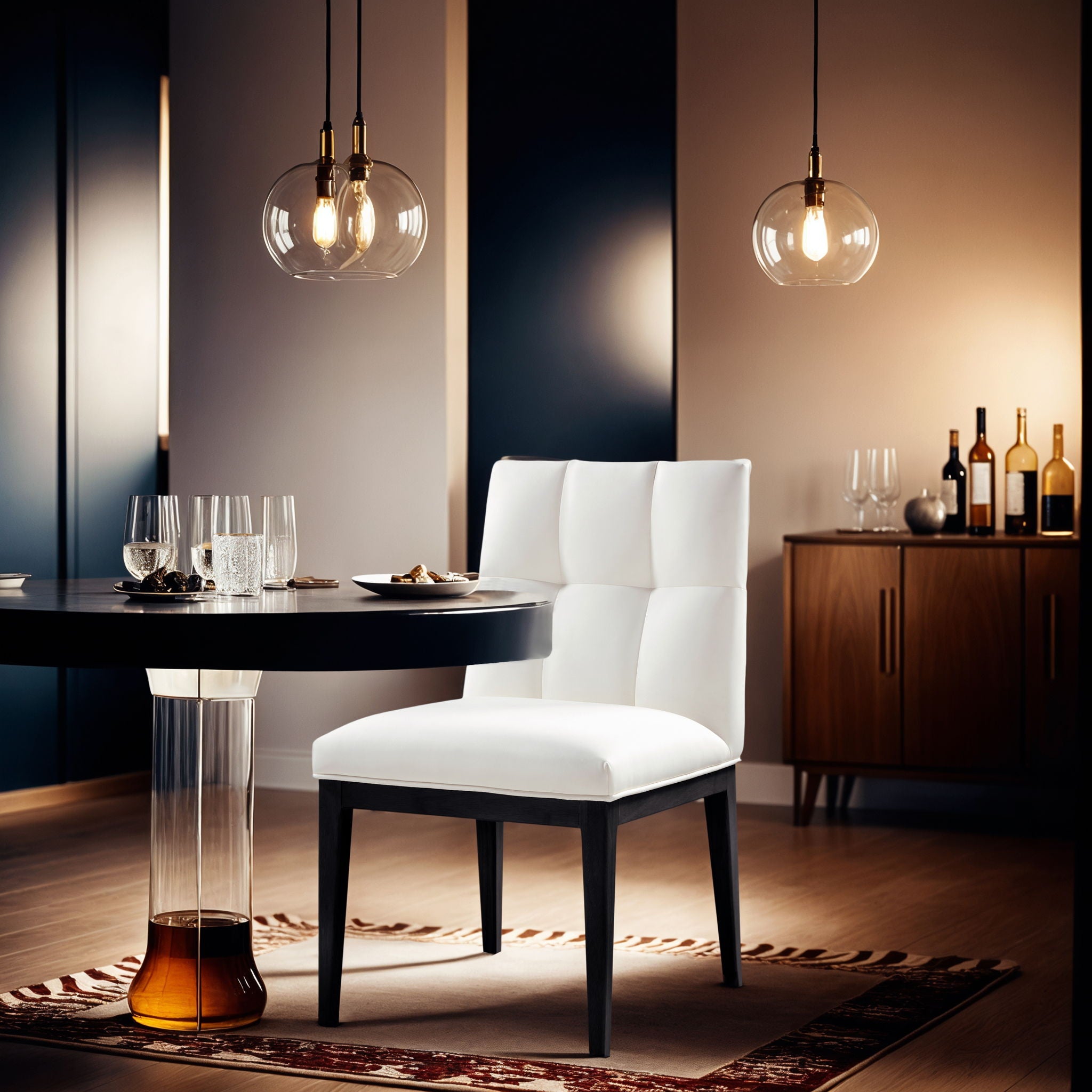 Adrian - Dining Side Chair (Set of 2) - Black Legs - Urban Living Furniture (Los Angeles, CA)