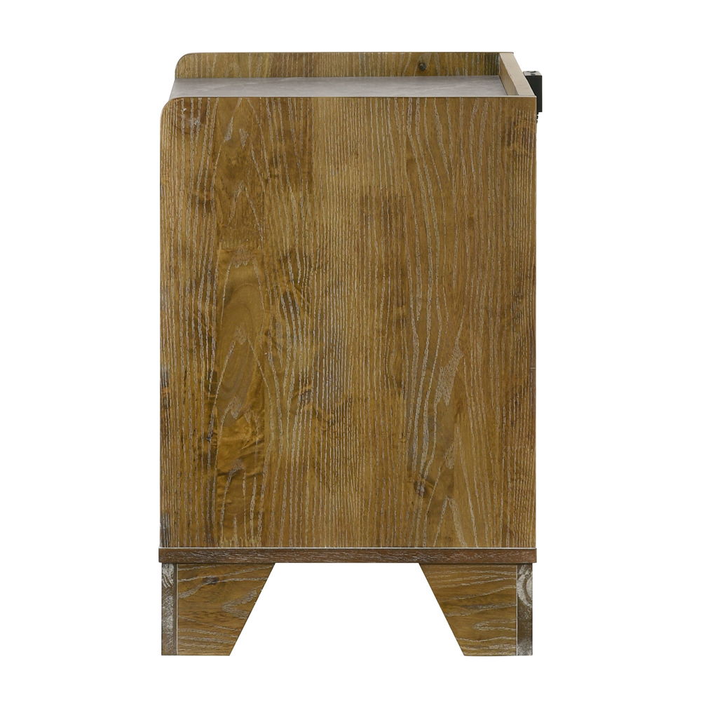 Garcia - Nightstand With LED - Light Brown - Urban Living Furniture (Los Angeles, CA)