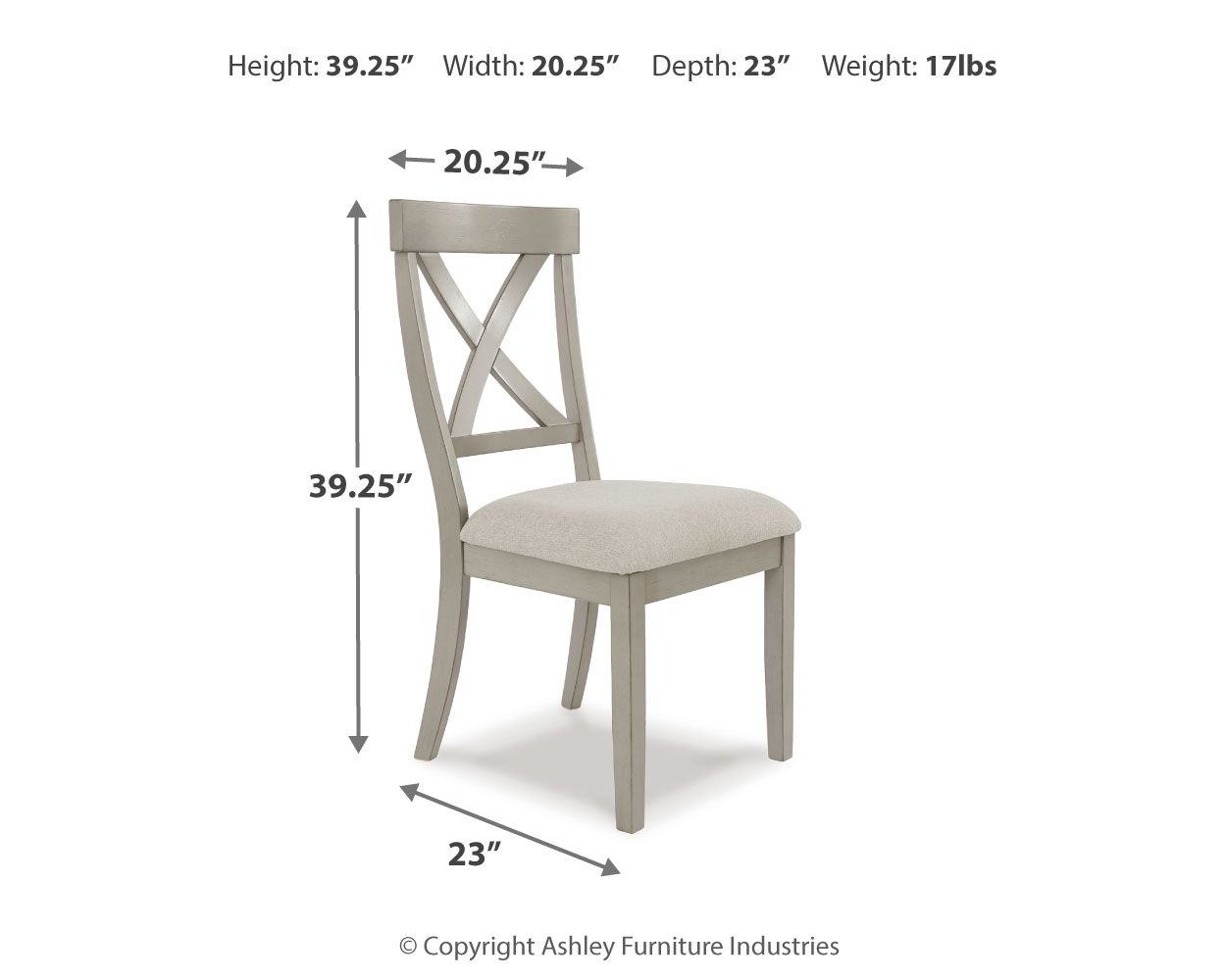 Parellen - Gray - Dining UPH Side Chair (Set of 2) - Urban Living Furniture (Los Angeles, CA)