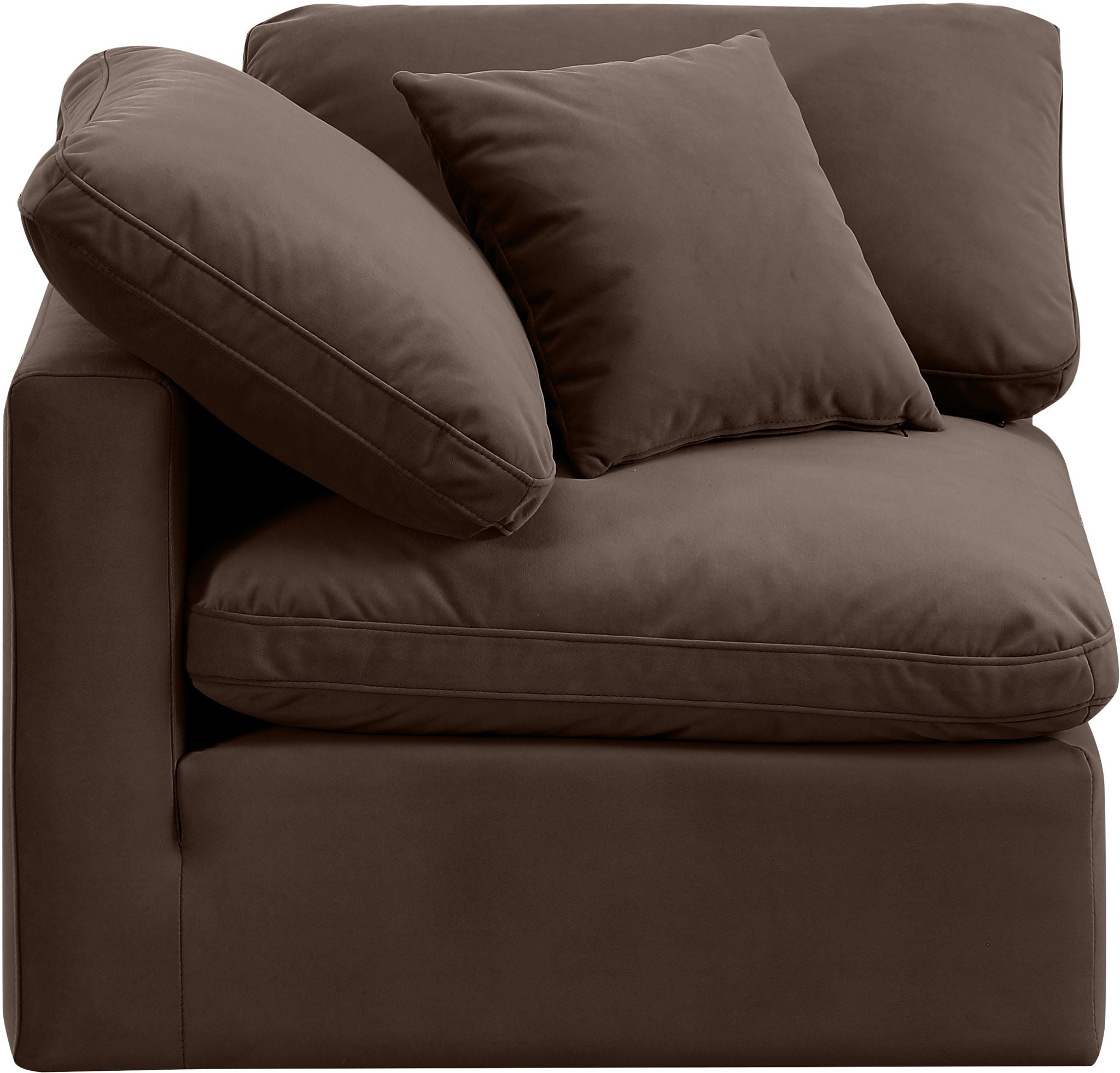 Indulge - Velvet Corner Chair - Urban Living Furniture (Los Angeles, CA)