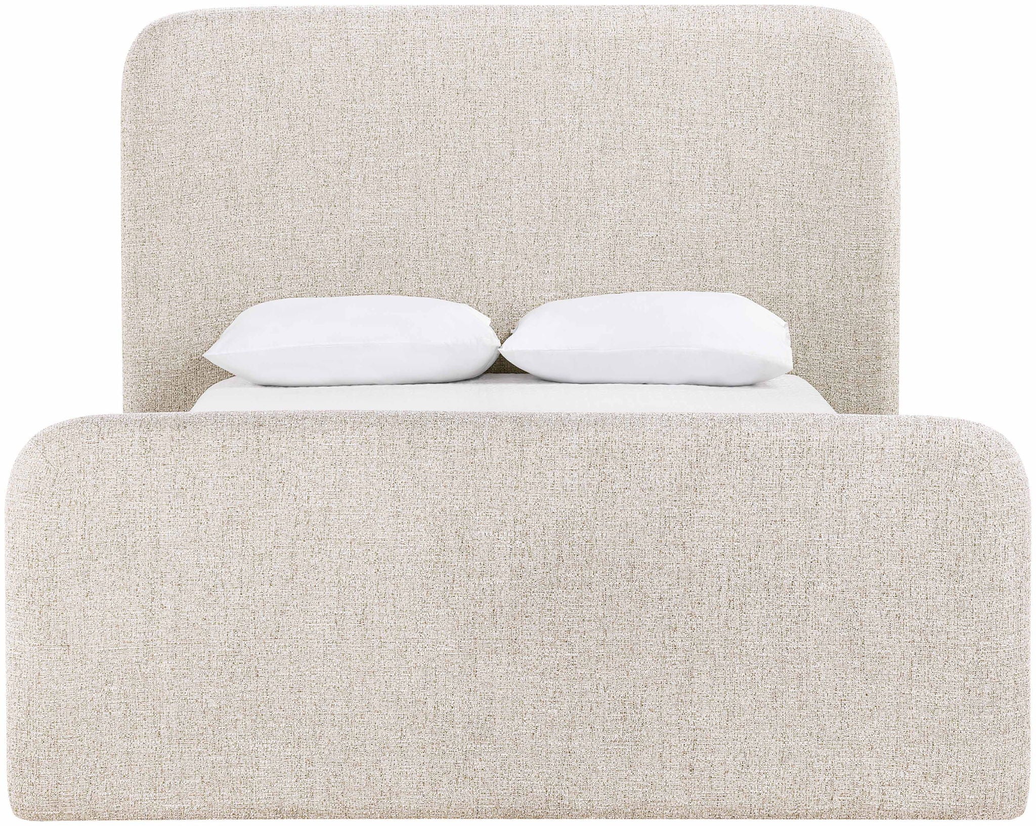 Fira - Linen Textured Fabric Upholstered Bed - Urban Living Furniture (Los Angeles, CA)