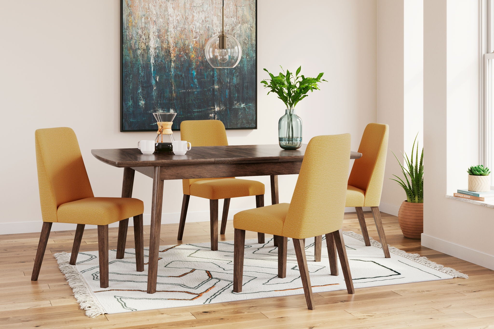 Lyncott - Butterfly Extension Table Set - Urban Living Furniture (Los Angeles, CA)