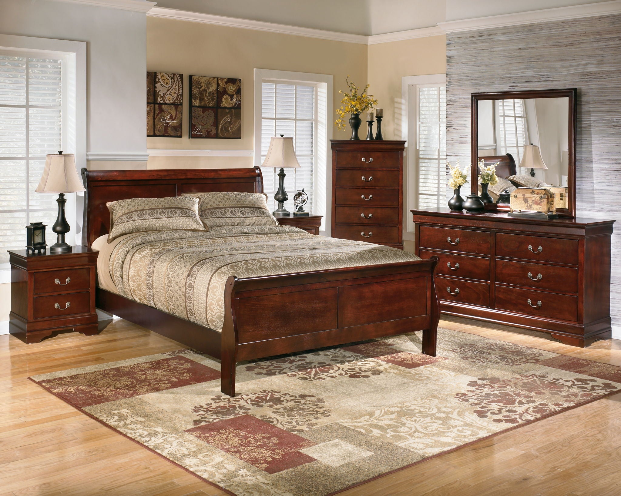 Alisdair - Dresser, Mirror, Sleigh Bed - Urban Living Furniture (Los Angeles, CA)