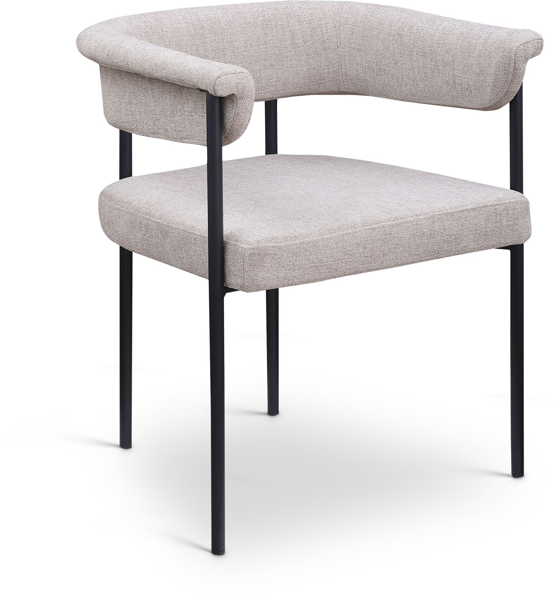 Malin - Linen Dining Chair (Set of 2) - Taupe - Urban Living Furniture (Los Angeles, CA)
