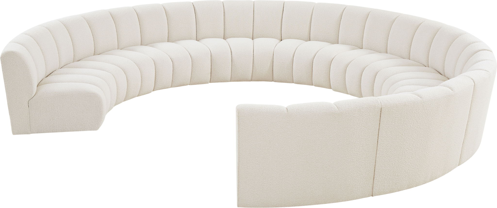Infinity - 10 Piece Boucle Modular Sectional - Urban Living Furniture (Los Angeles, CA)