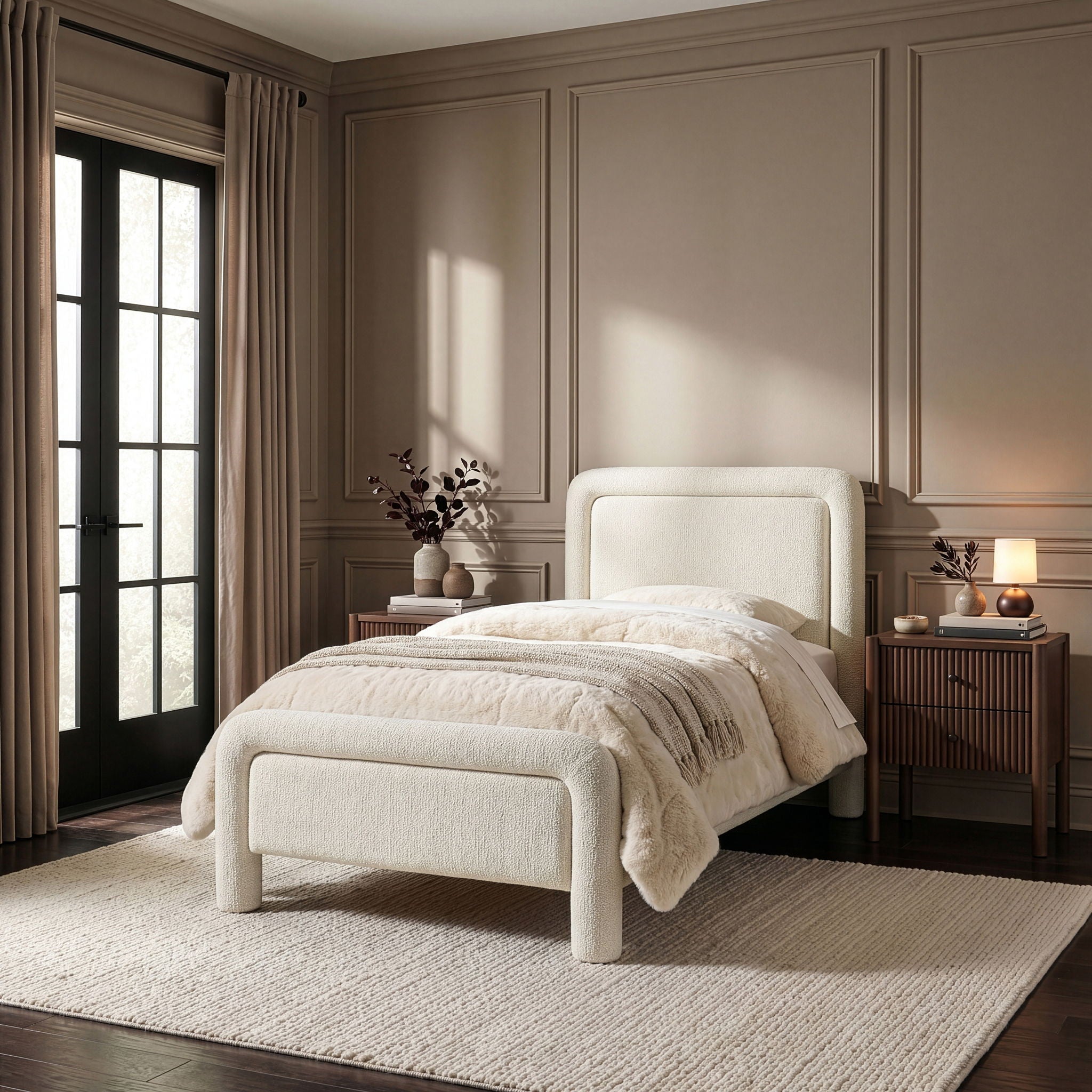 Baylor - Fabric With Interwoven Chenille Upholstered Bed - Urban Living Furniture (Los Angeles, CA)