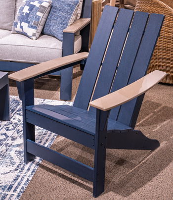 East Beach - Black / Beige - Adirondack Chair - Urban Living Furniture (Los Angeles, CA)