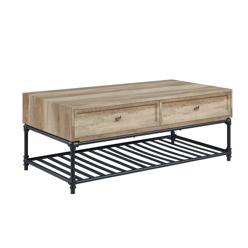 Brantley II - Coffee Table - Oak & Sandy Black - Urban Living Furniture (Los Angeles, CA)