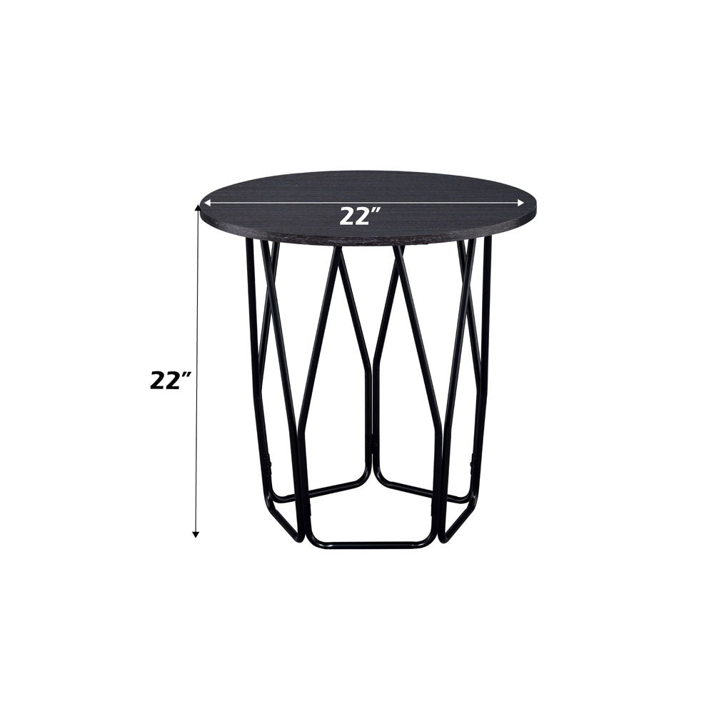 Sytira - End Table - Espresso & Black - Urban Living Furniture (Los Angeles, CA)