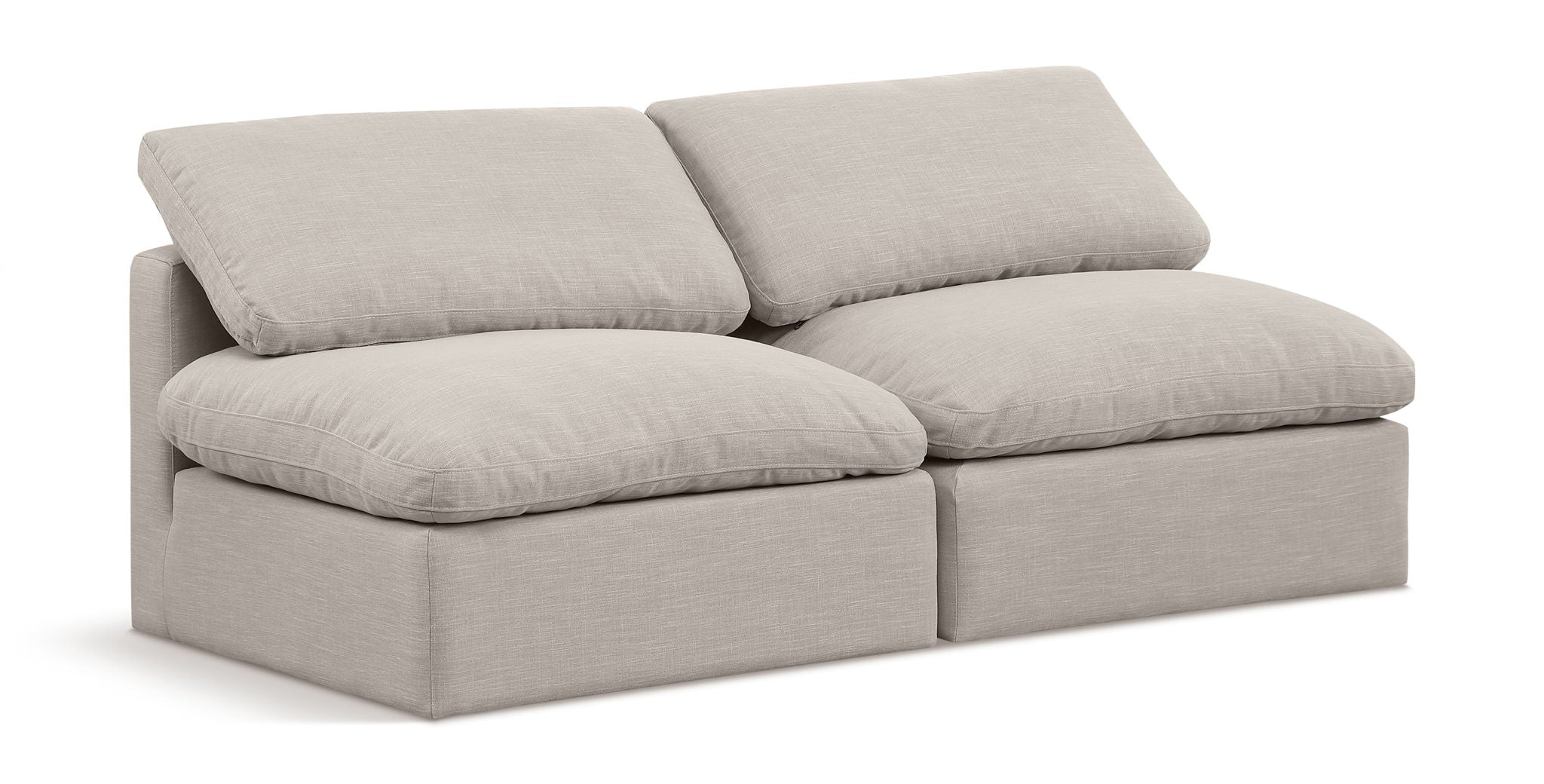 Indulge - Linen 2 Seat Modular Armless Sofa - Urban Living Furniture (Los Angeles, CA)
