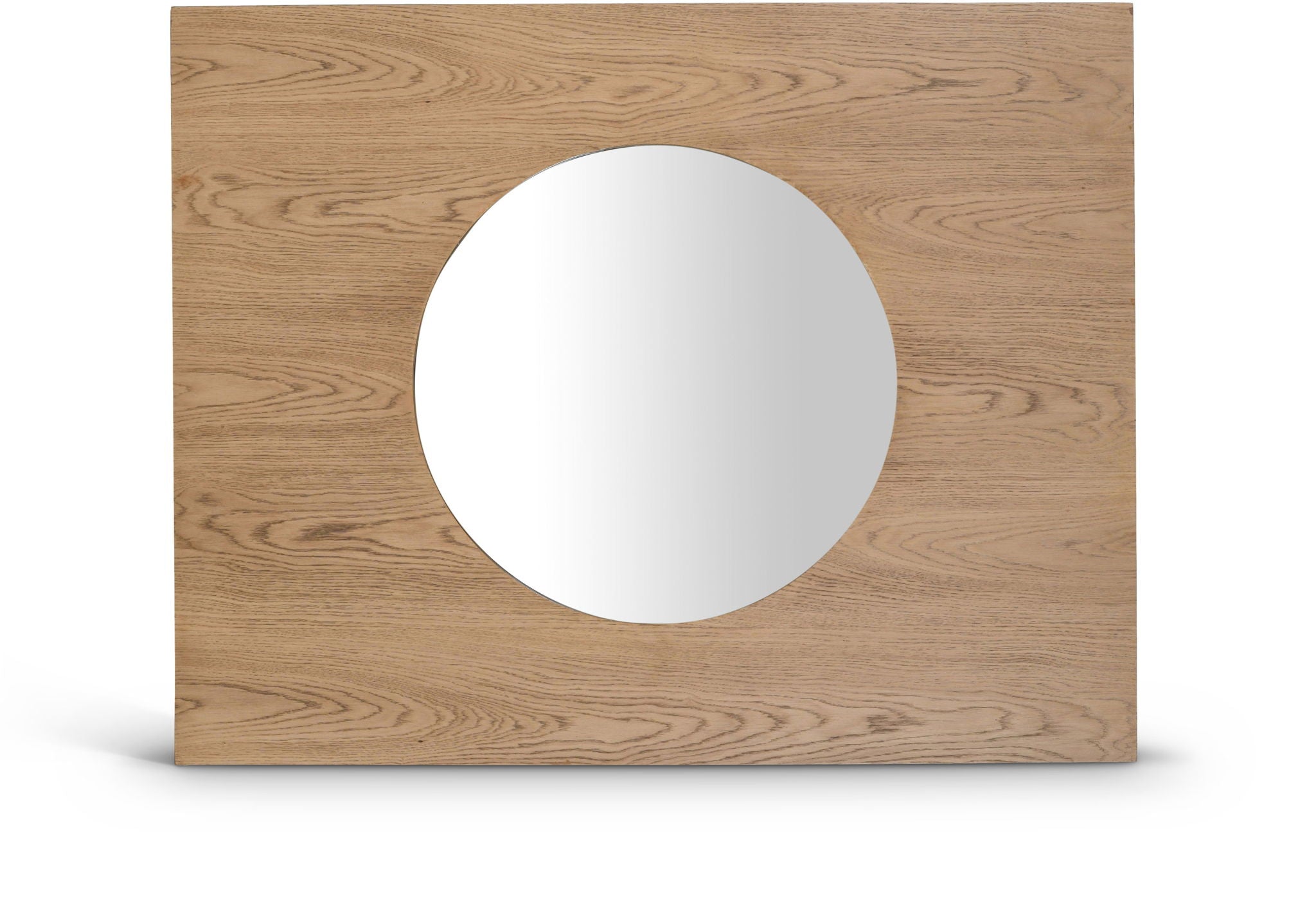Optic - Oak Wood Frame Mirror - Urban Living Furniture (Los Angeles, CA)