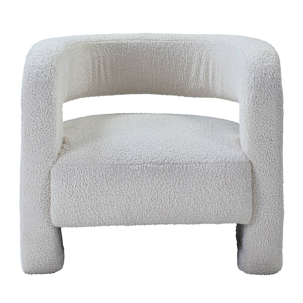 Yitua - Accent Chair - White Teddy Sherpa - Urban Living Furniture (Los Angeles, CA)