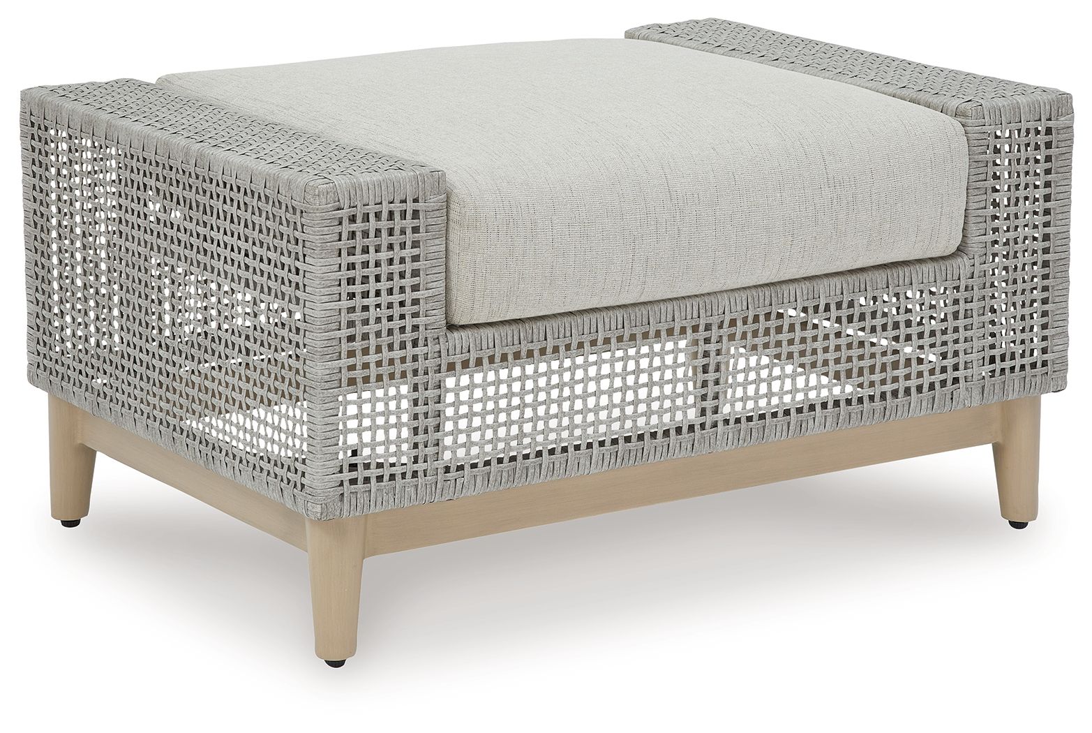 Seton Creek - Gray - Ottoman With Cushion - Urban Living Furniture (Los Angeles, CA)