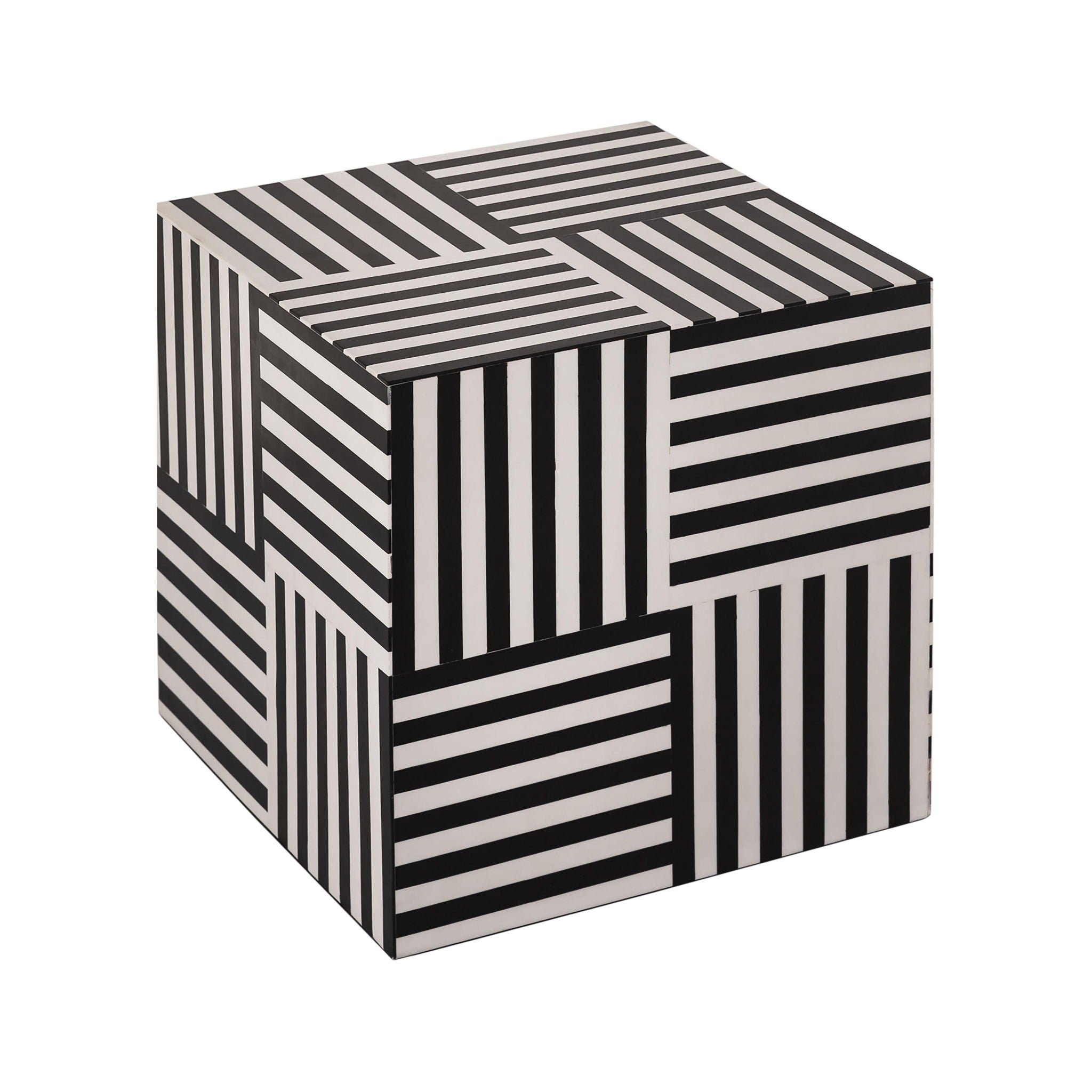 Cube - Side Table - Black - Urban Living Furniture (Los Angeles, CA)