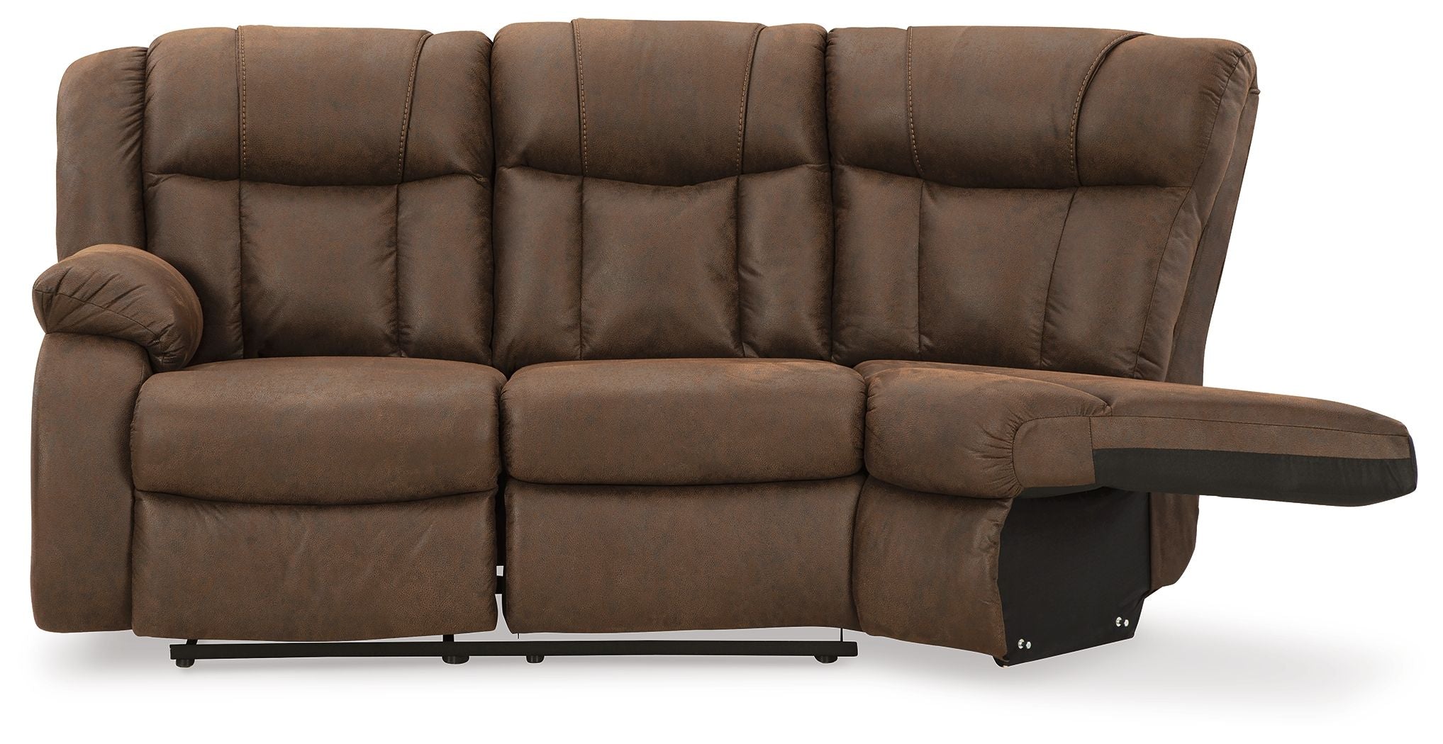 Trail Boys - Walnut - Laf Reclining Loveseat - Urban Living Furniture (Los Angeles, CA)