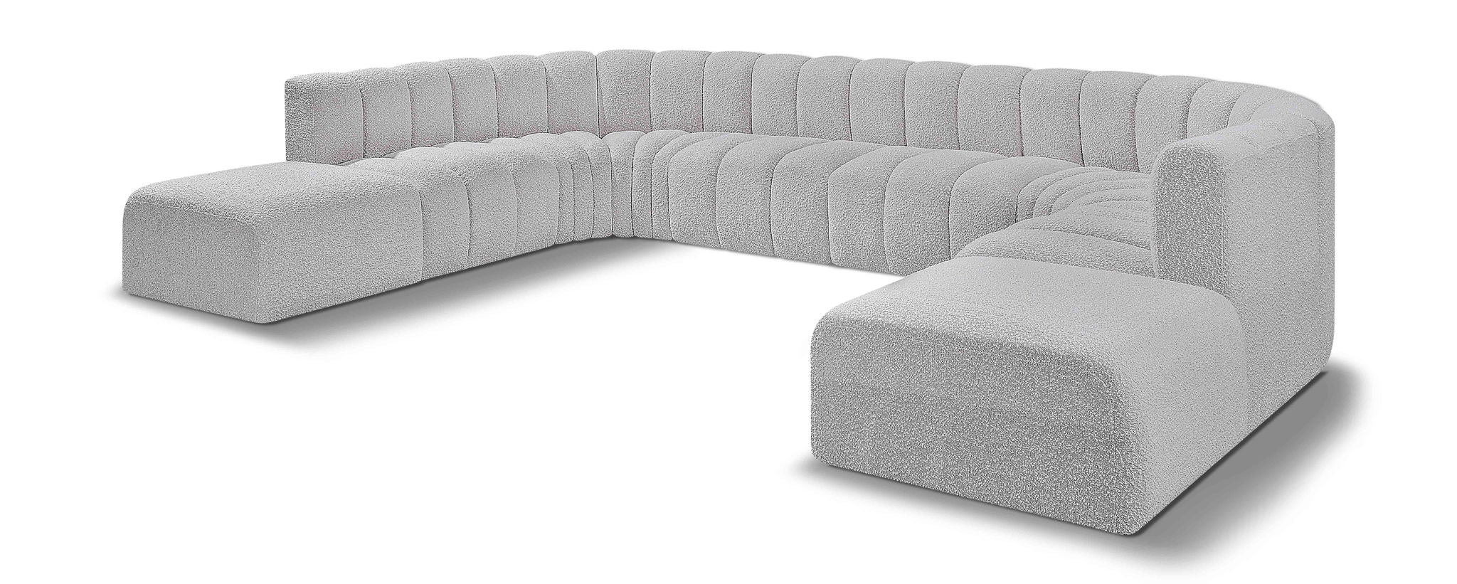 Arc - Boucle Fabric Modular Sectional - Urban Living Furniture (Los Angeles, CA)