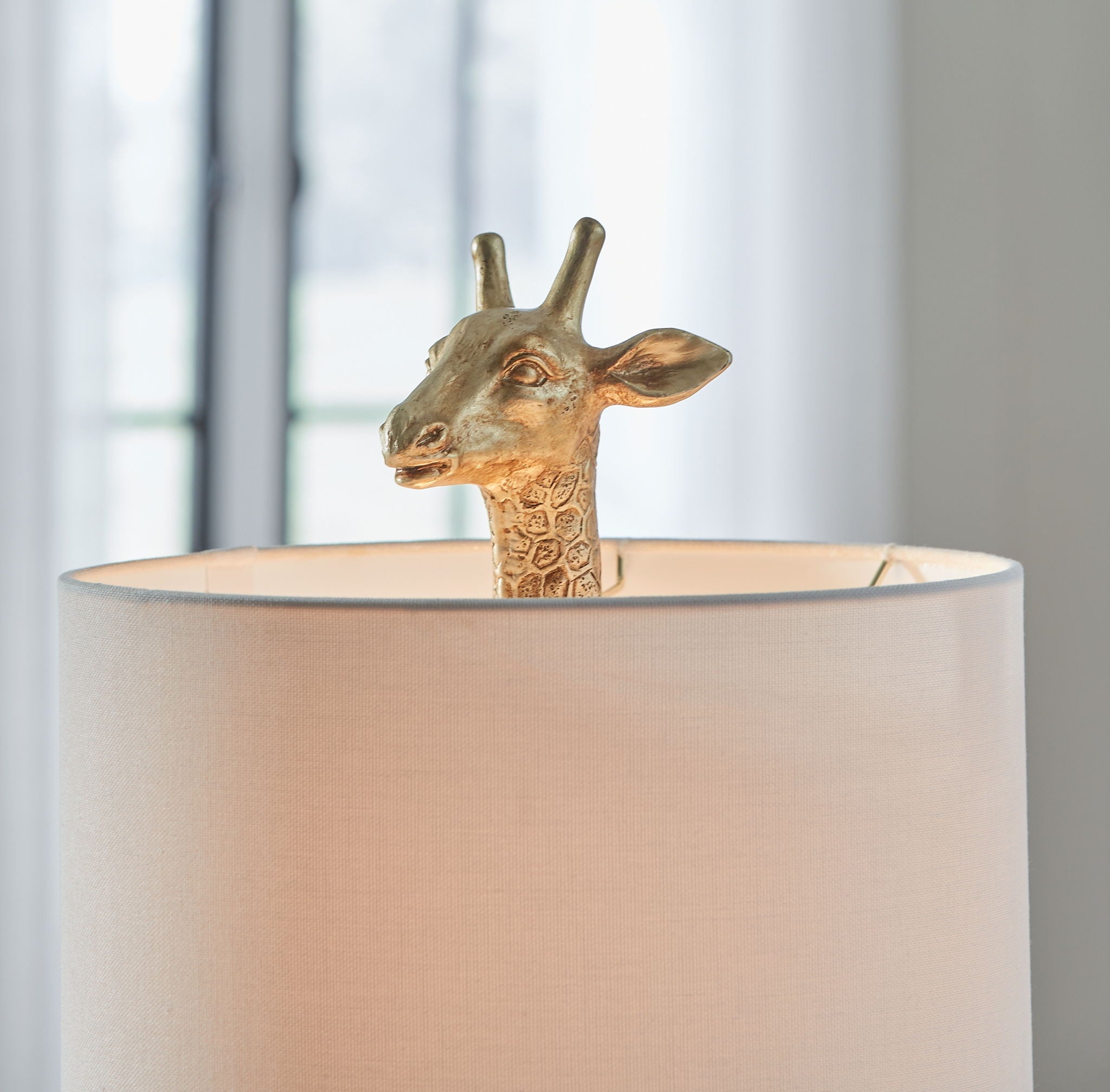 Ferrison - Gold Finish - Poly Table Lamp - Urban Living Furniture (Los Angeles, CA)