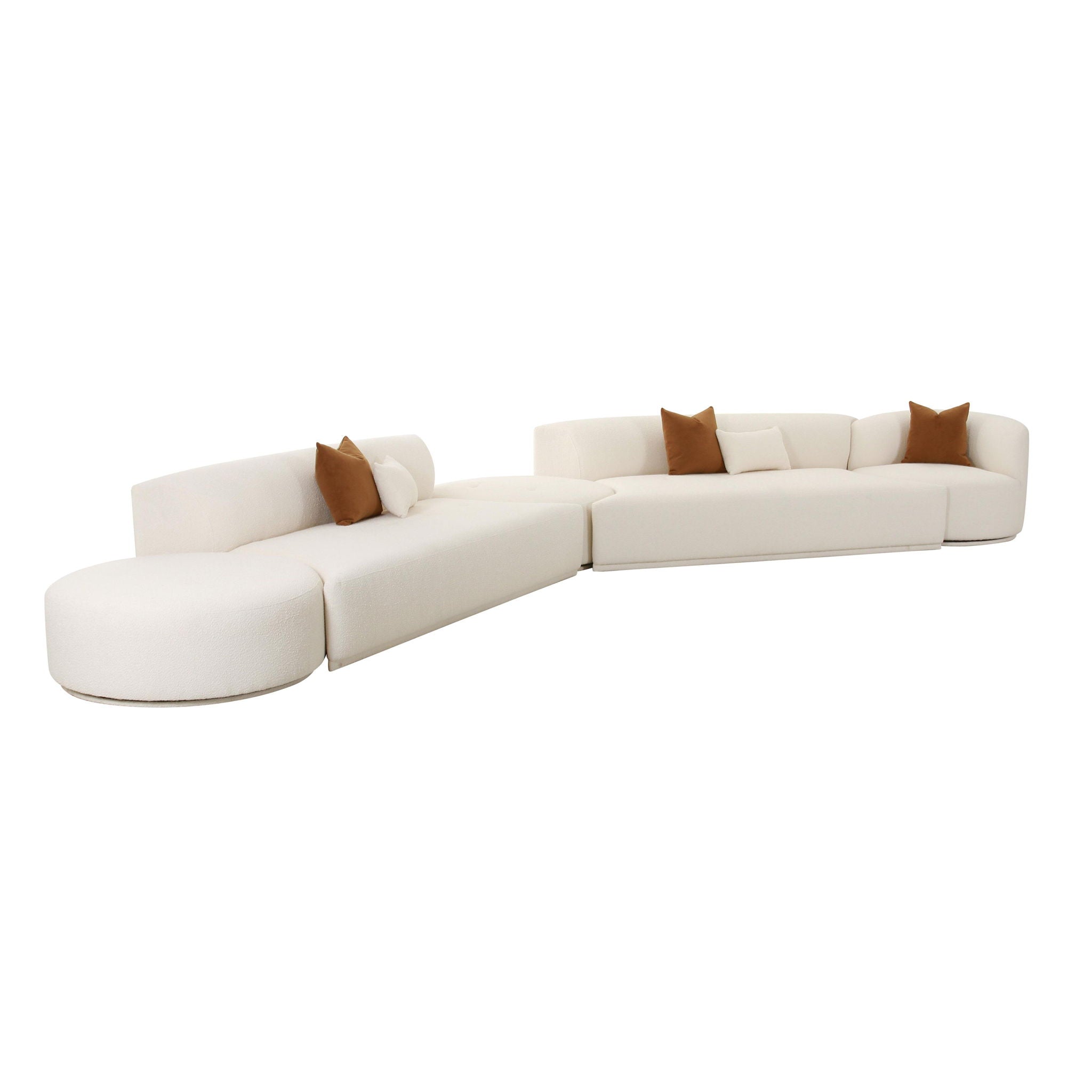 Fickle - Boucle Modular Sectional - Urban Living Furniture (Los Angeles, CA)