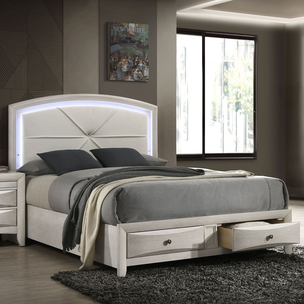 Ramondi - Bed With Storage & LED - Urban Living Furniture (Los Angeles, CA)