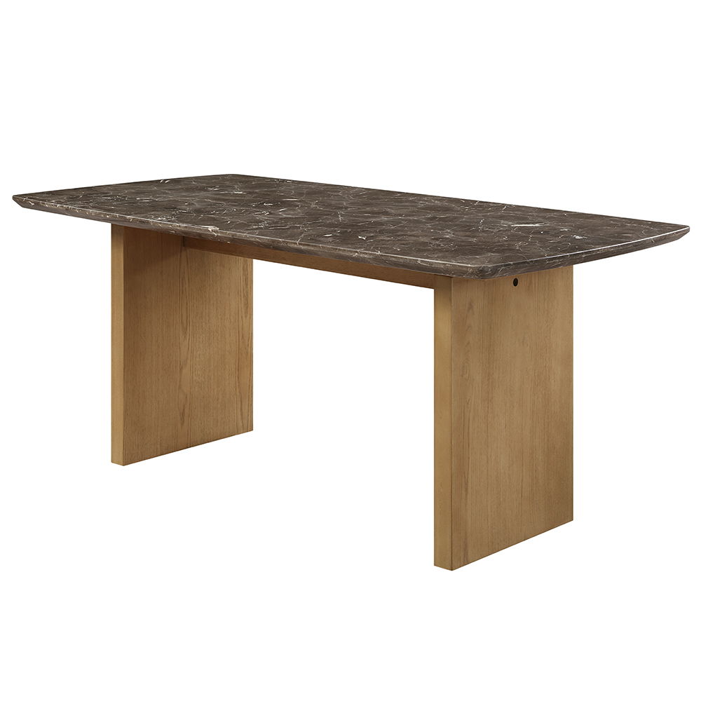 Jaramillo - Dining Table - Marble Top & Natural Finish - Urban Living Furniture (Los Angeles, CA)