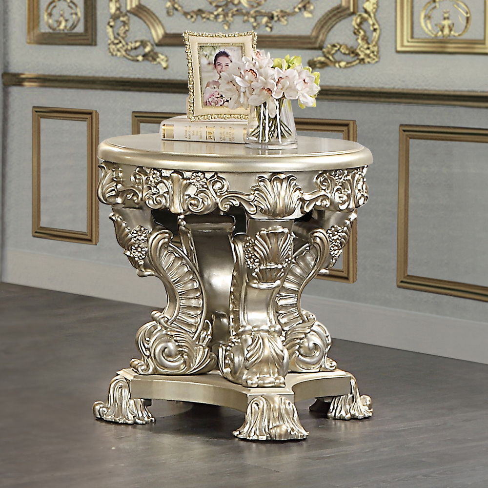 Sorina - End Table - Antique Gold - Urban Living Furniture (Los Angeles, CA)