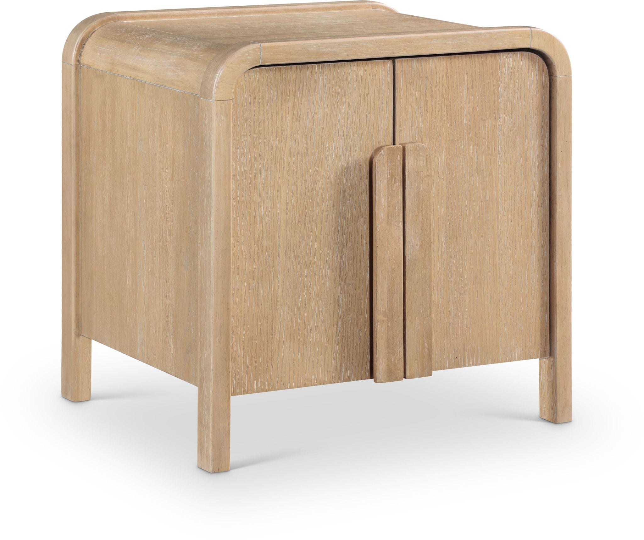 Harmony - Oak Veneer And Solid Wood Night Stand - Urban Living Furniture (Los Angeles, CA)
