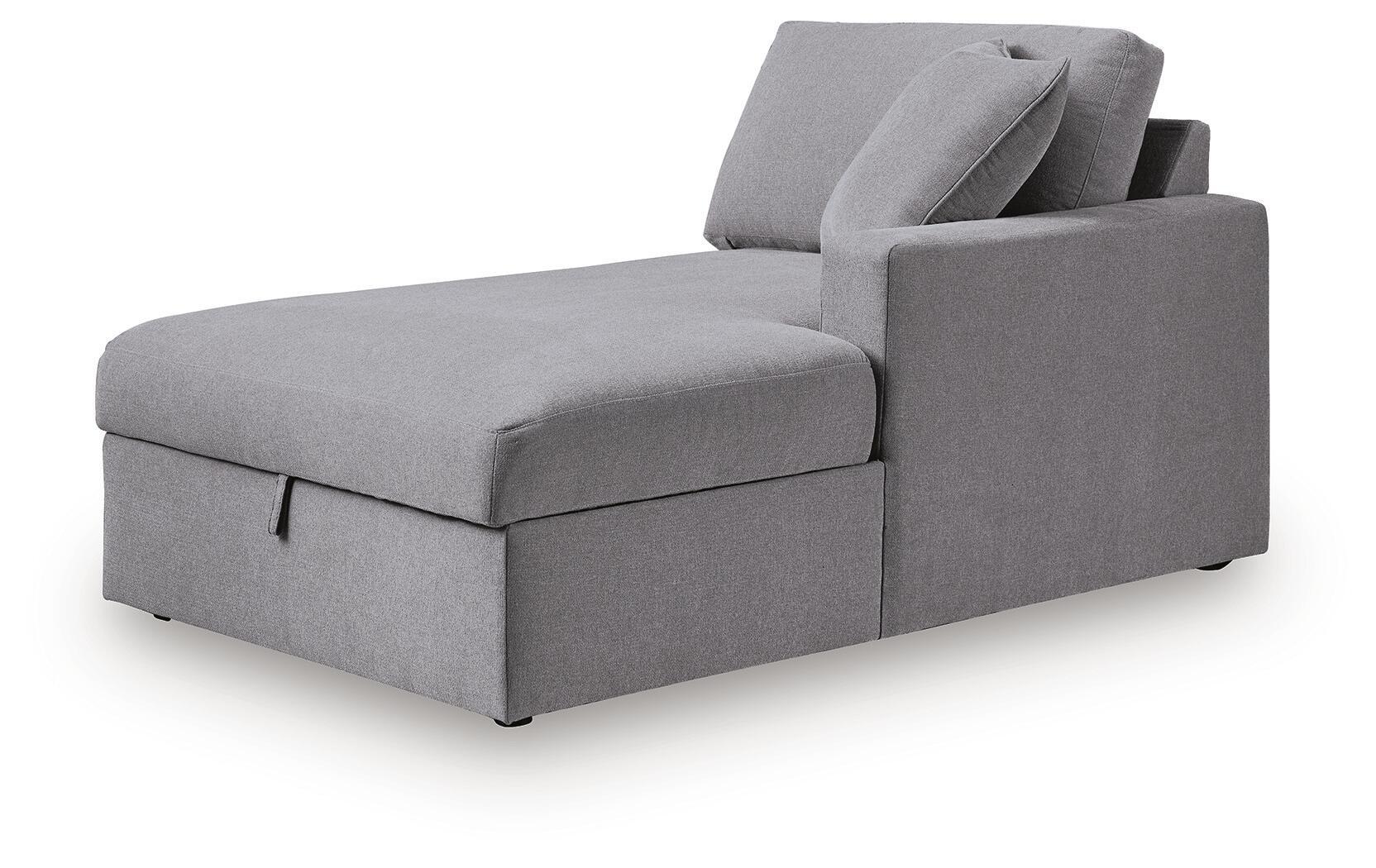 Modmax - RAF Corner Chaise With Storage - Granite - Urban Living Furniture (Los Angeles, CA)