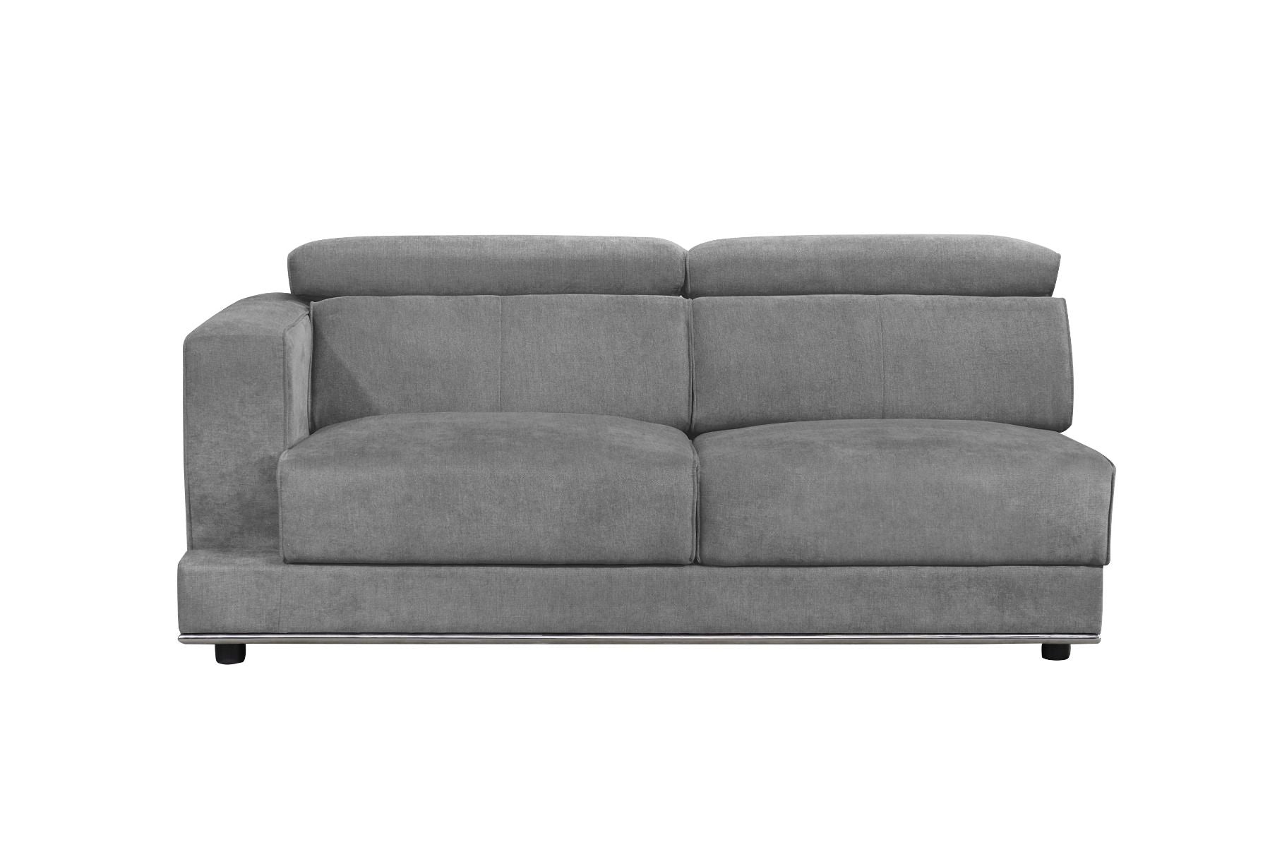Alwin - Modular Lf Sofa - Dark Gray Fabric - Urban Living Furniture (Los Angeles, CA)