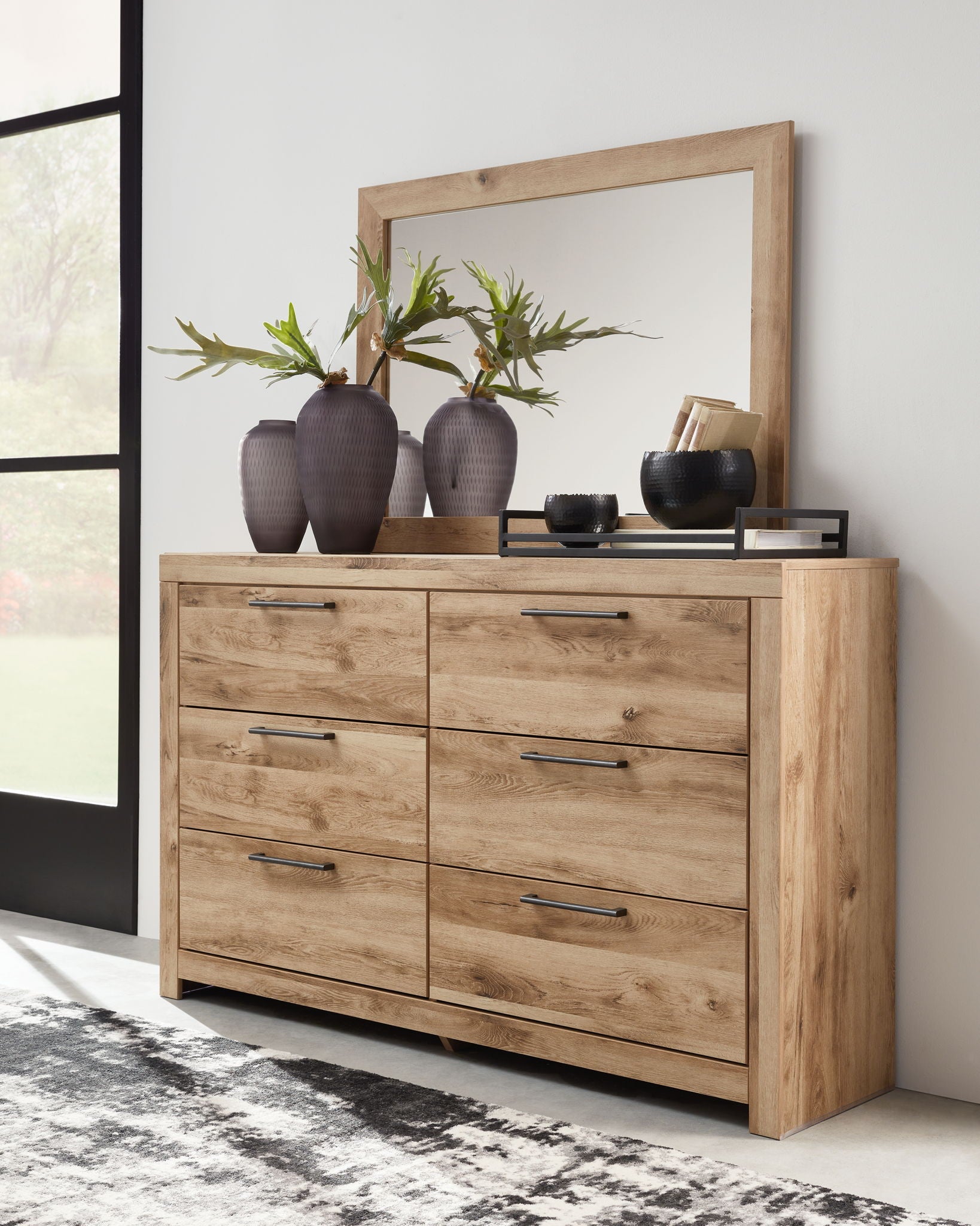 Hyanna - Dresser, Mirror - Tan - Urban Living Furniture (Los Angeles, CA)
