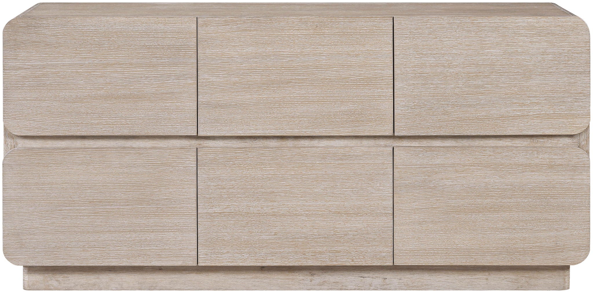 Adagio - Solid Wood And Oak Veneer Dresser - Natural