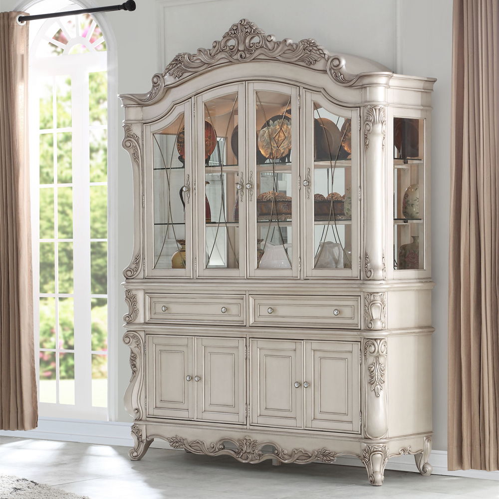 Gorsedd - Buffet & Hutch - Golden Ivory - Urban Living Furniture (Los Angeles, CA)