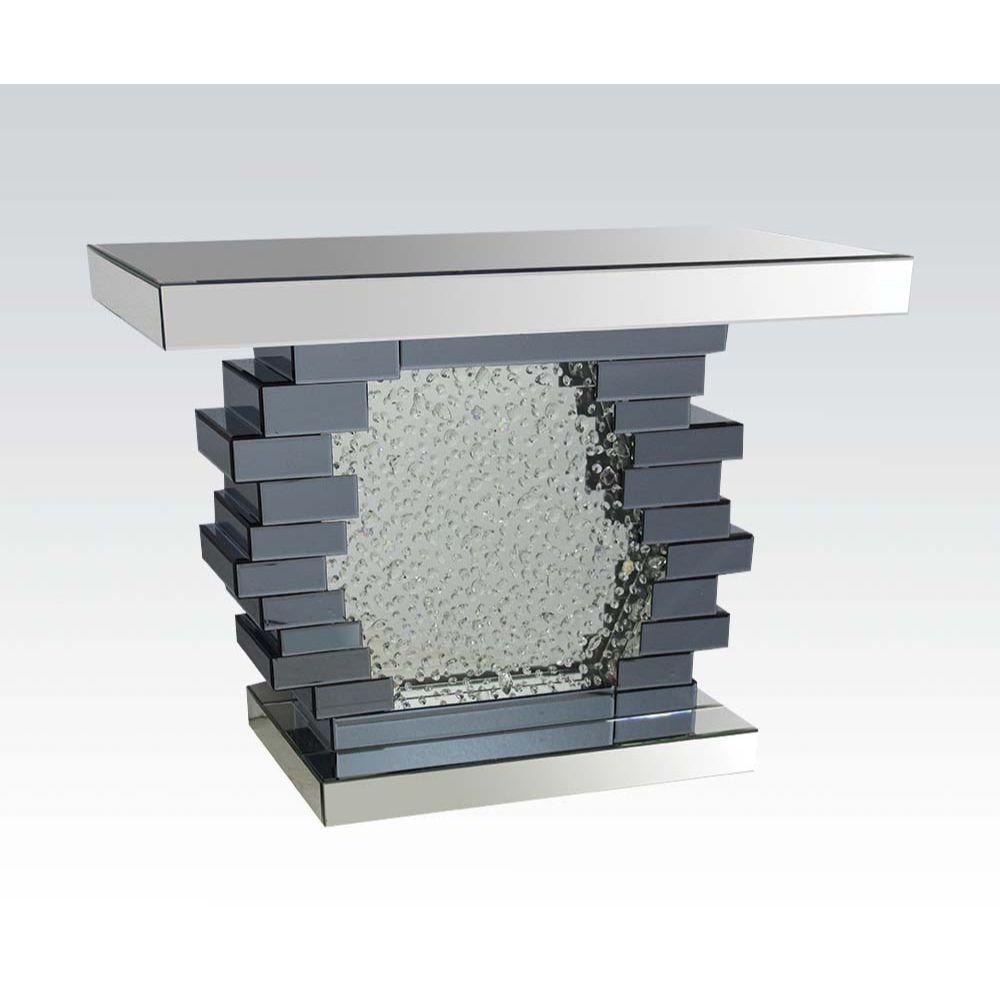 Nysa - 47" X 14" Console Table - Mirrored & Faux Crystals - Urban Living Furniture (Los Angeles, CA)