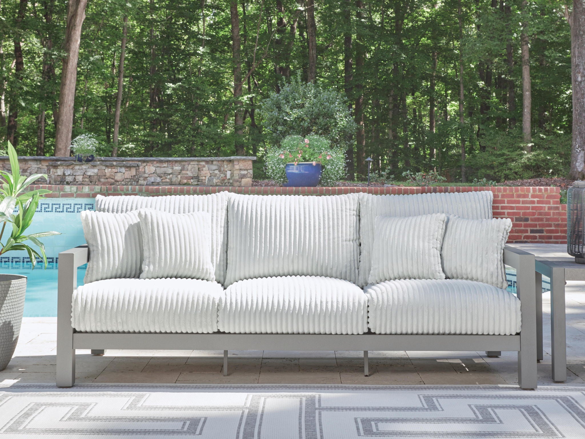 Hurley Park - Sofa With Cushion - Gray - Urban Living Furniture (Los Angeles, CA)