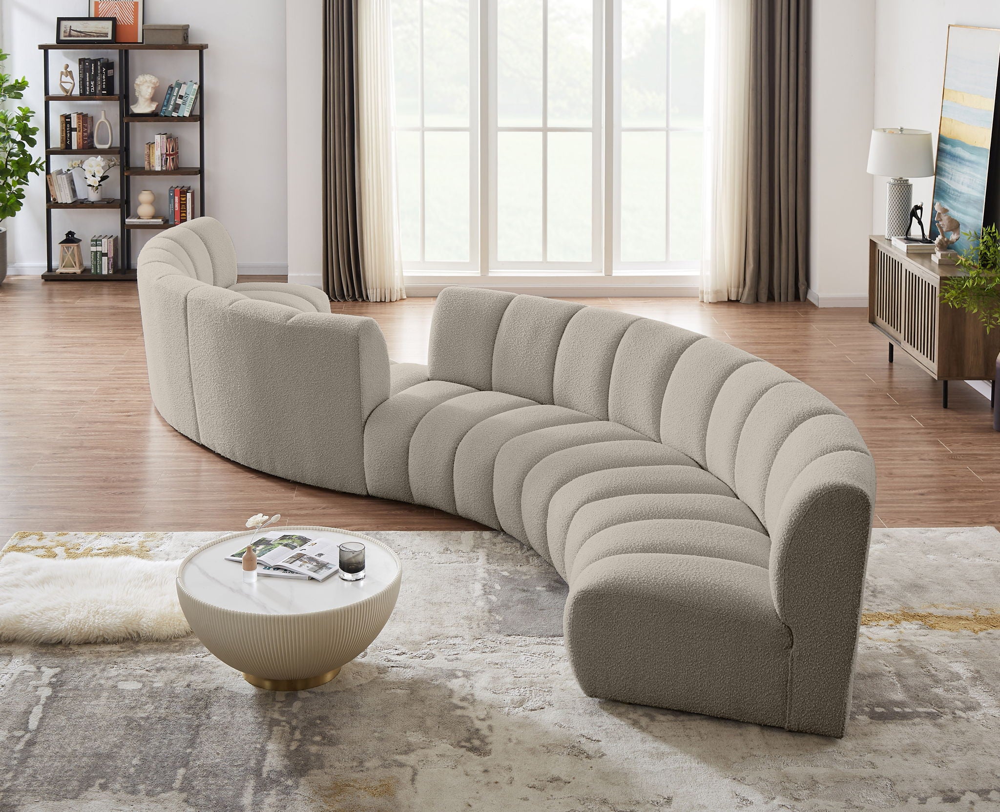 Infinity - 6 Piece Boucle Modular Sectional - Urban Living Furniture (Los Angeles, CA)