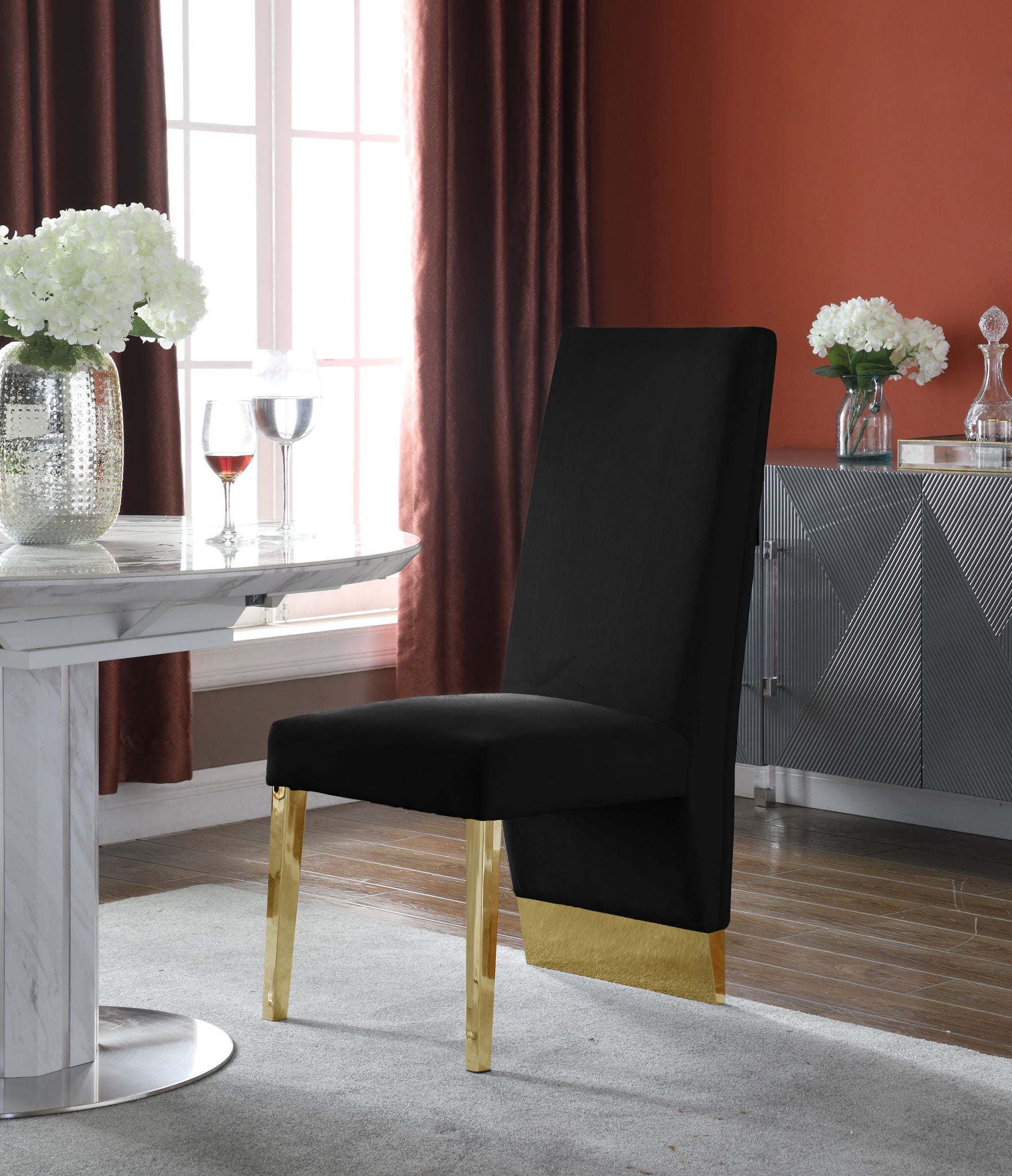 Porsha - Dining Chair with Gold Legs(Set of 2) - Urban Living Furniture (Los Angeles, CA)