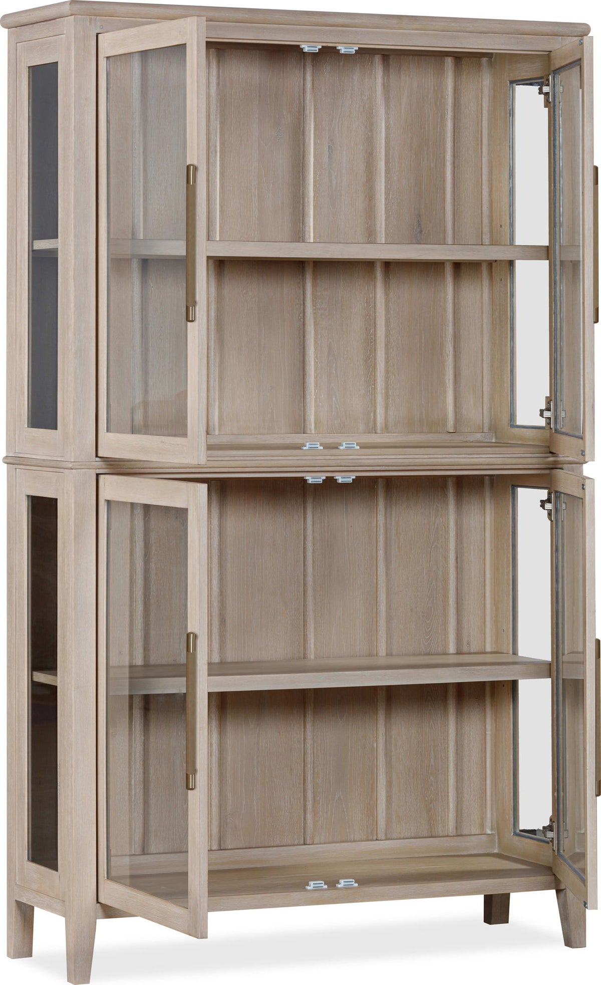 Camden - Four Door Shiplap Curio - Chai