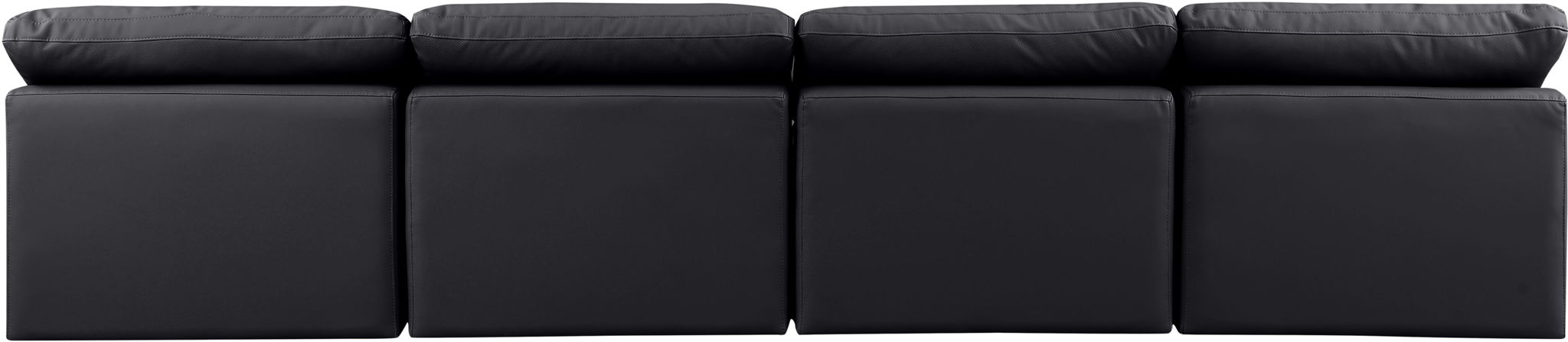 Indulge - Faux Leather 4 Seat Modular Armless Sofa - Urban Living Furniture (Los Angeles, CA)