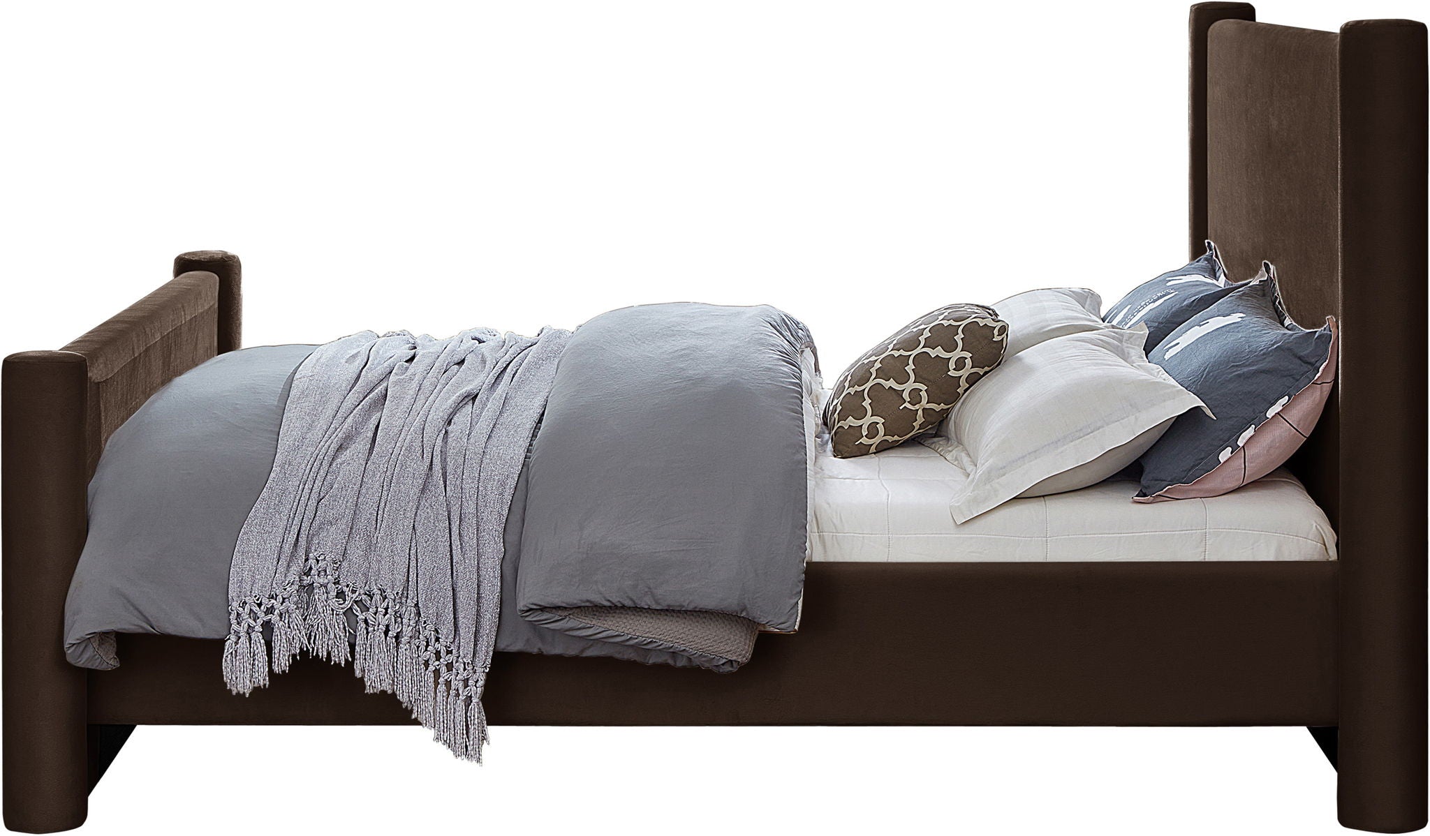 Elias - Velvet Bed - Urban Living Furniture (Los Angeles, CA)