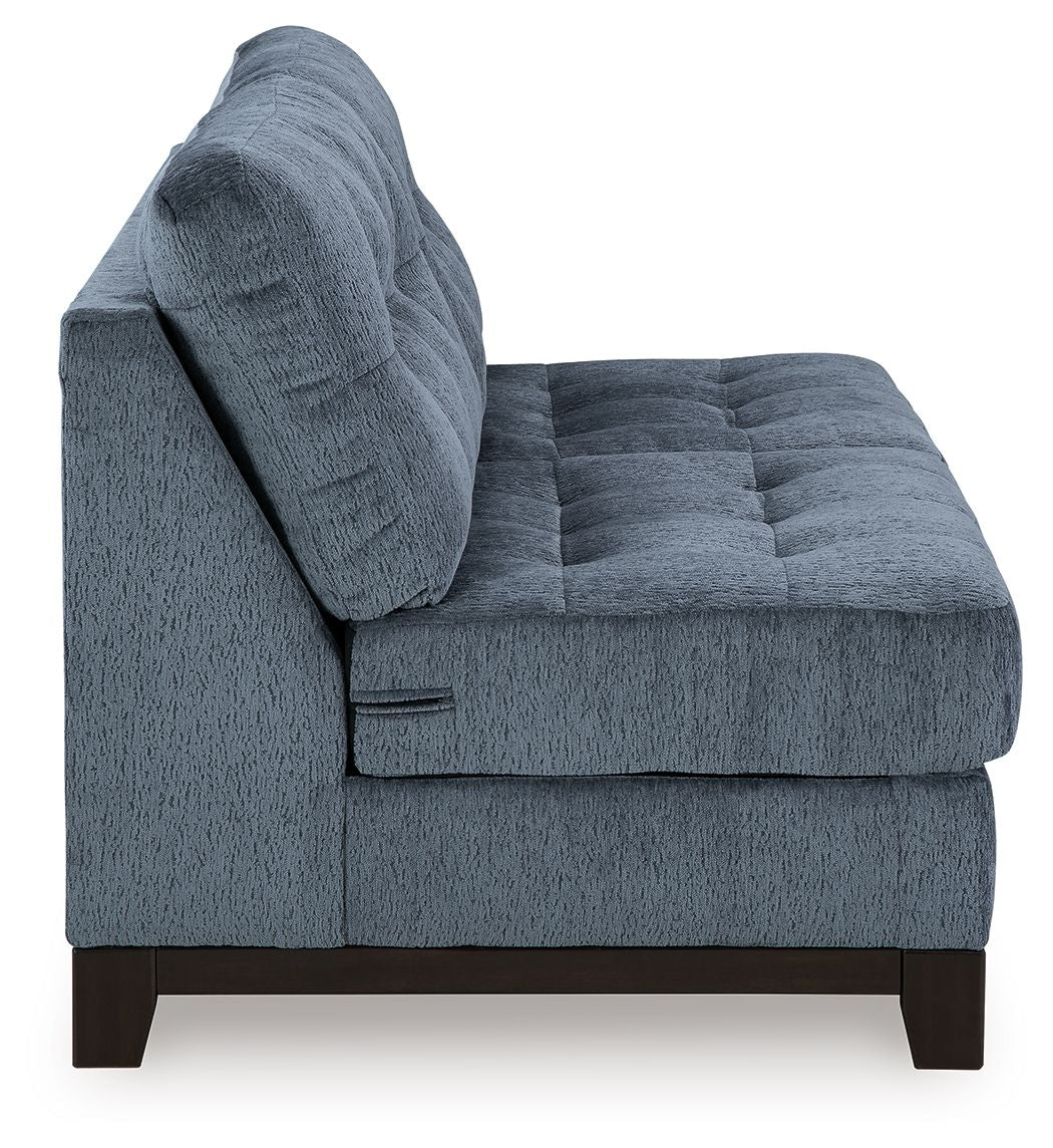 Maxon Place - Navy - Armless Loveseat - Urban Living Furniture (Los Angeles, CA)