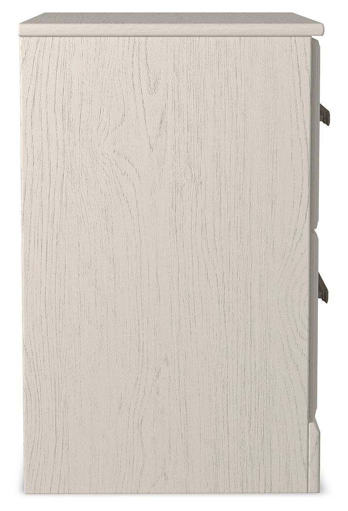Stelsie - White - Two Drawer Night Stand - Urban Living Furniture (Los Angeles, CA)