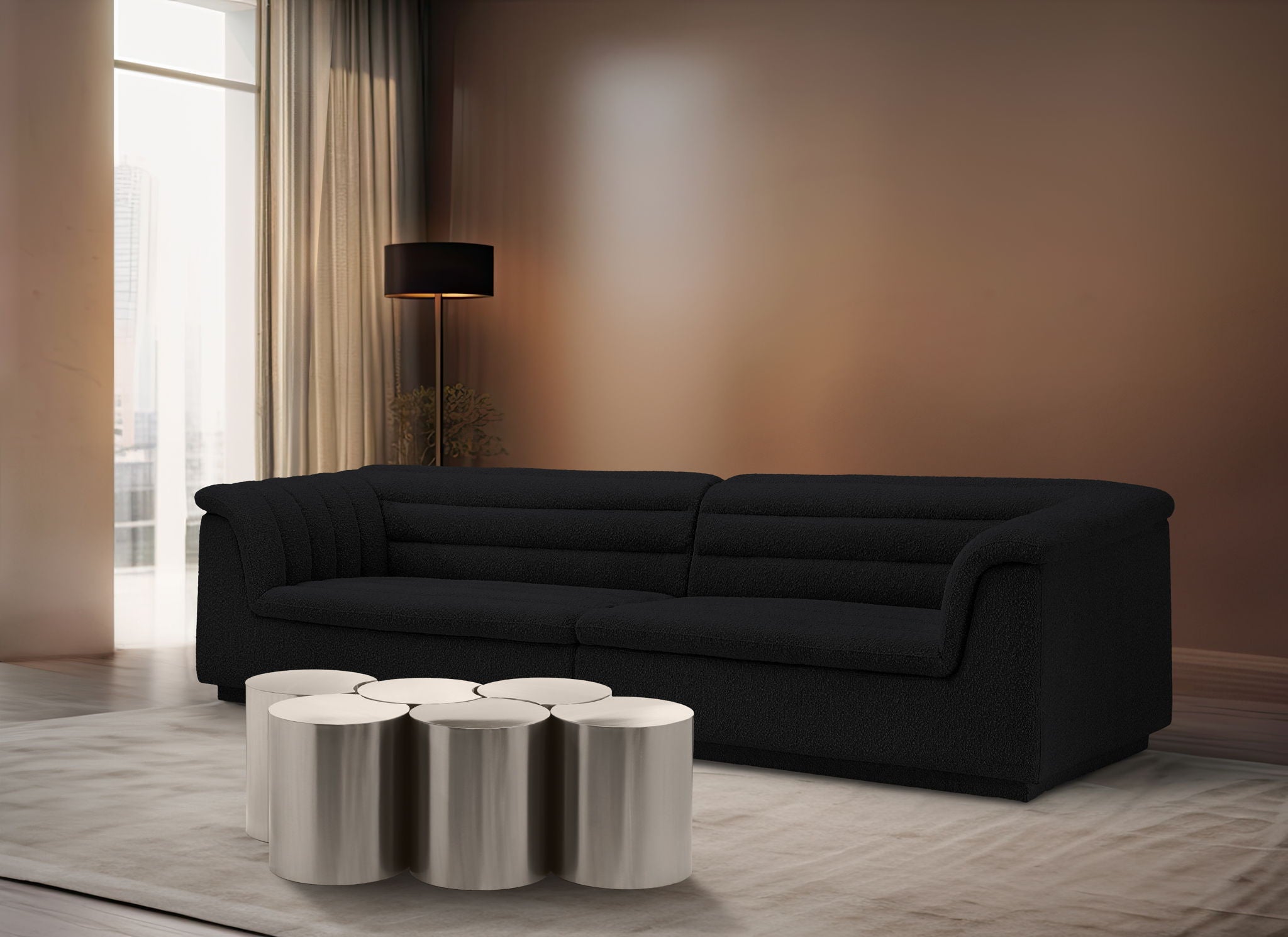 Dimple - 6 Piece Modular Coffee Table - Urban Living Furniture (Los Angeles, CA)