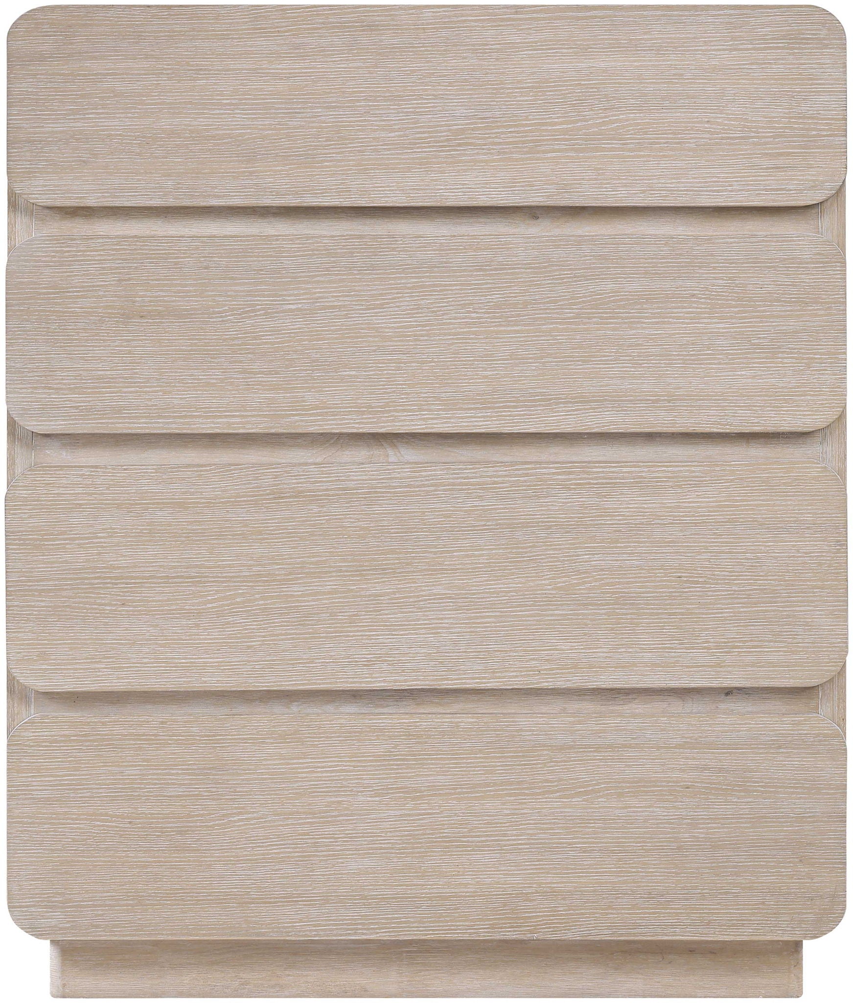 Adagio - Solid Wood And Oak Veneer Chest - Natural