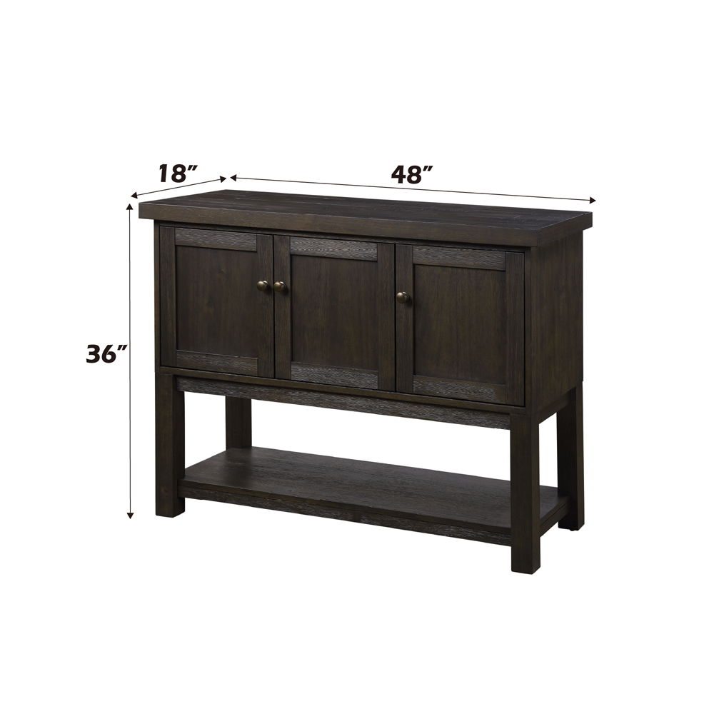 Haddie - Server - Distressed Walnut - Urban Living Furniture (Los Angeles, CA)