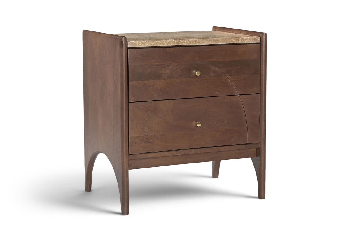 Veya - 22" Mango Wood Nightstand