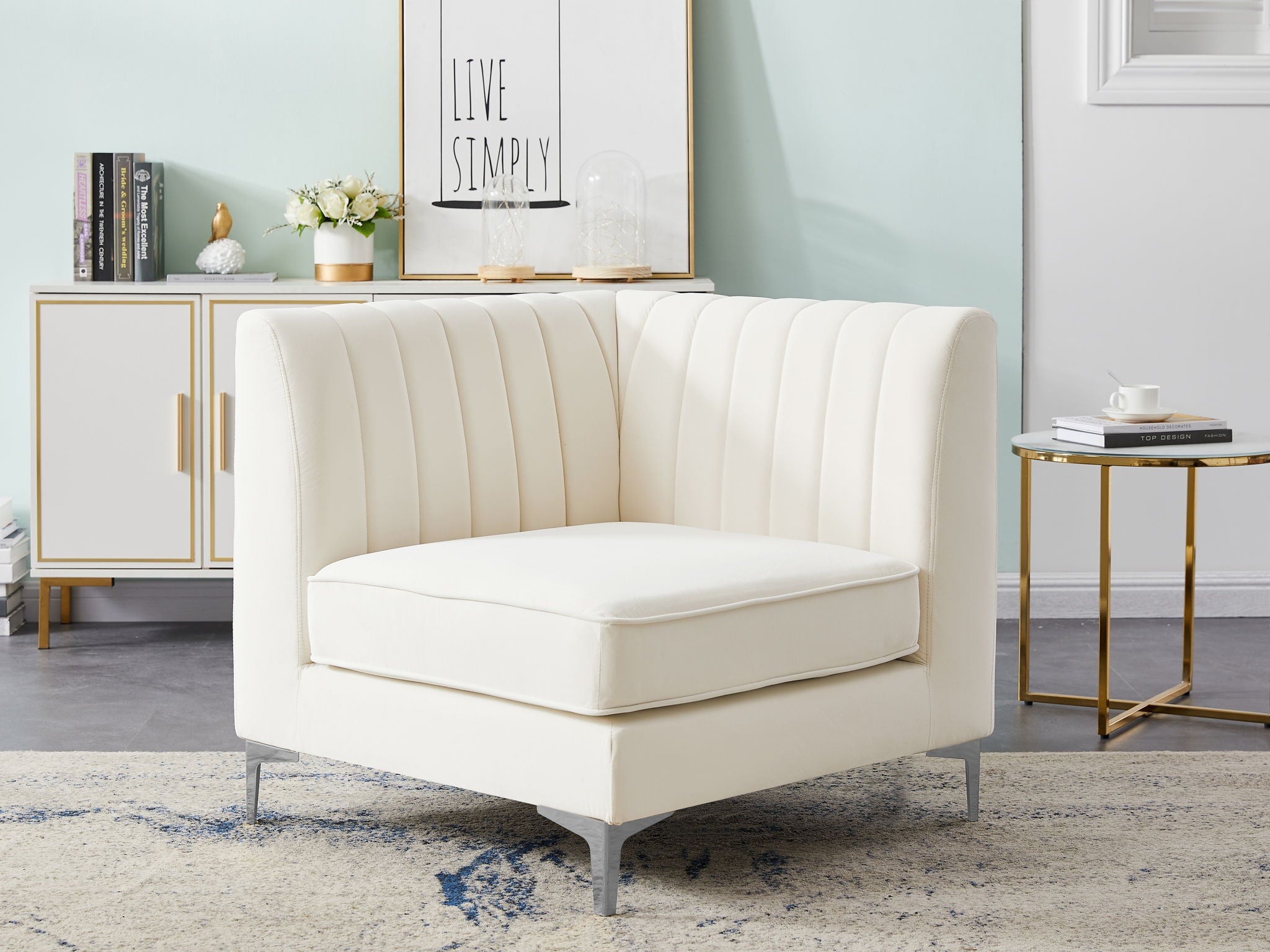 Alina - Corner Chair - Urban Living Furniture (Los Angeles, CA)